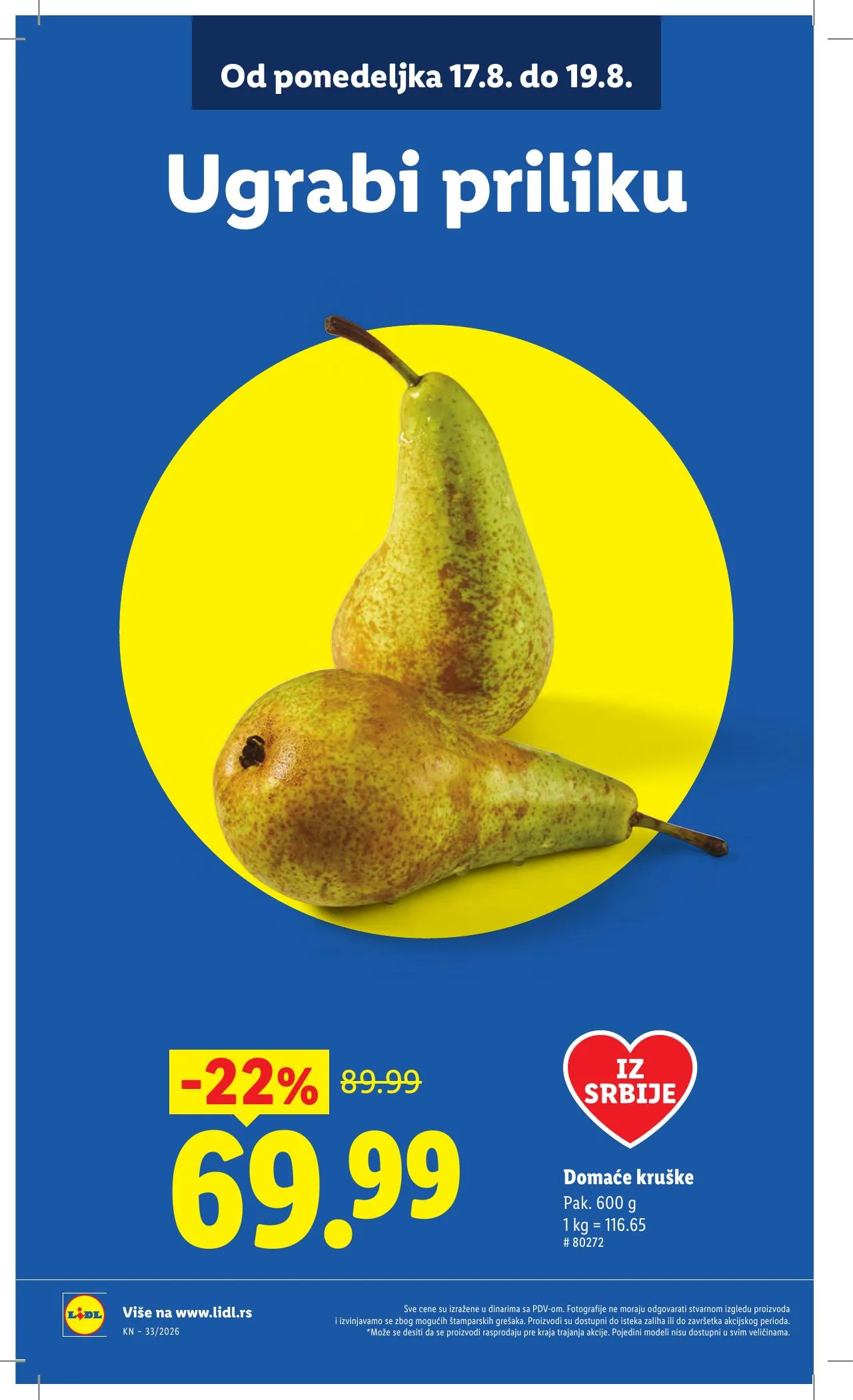 Lidl akciós újság Szerbia 08.13–08.19 – 16. oldal