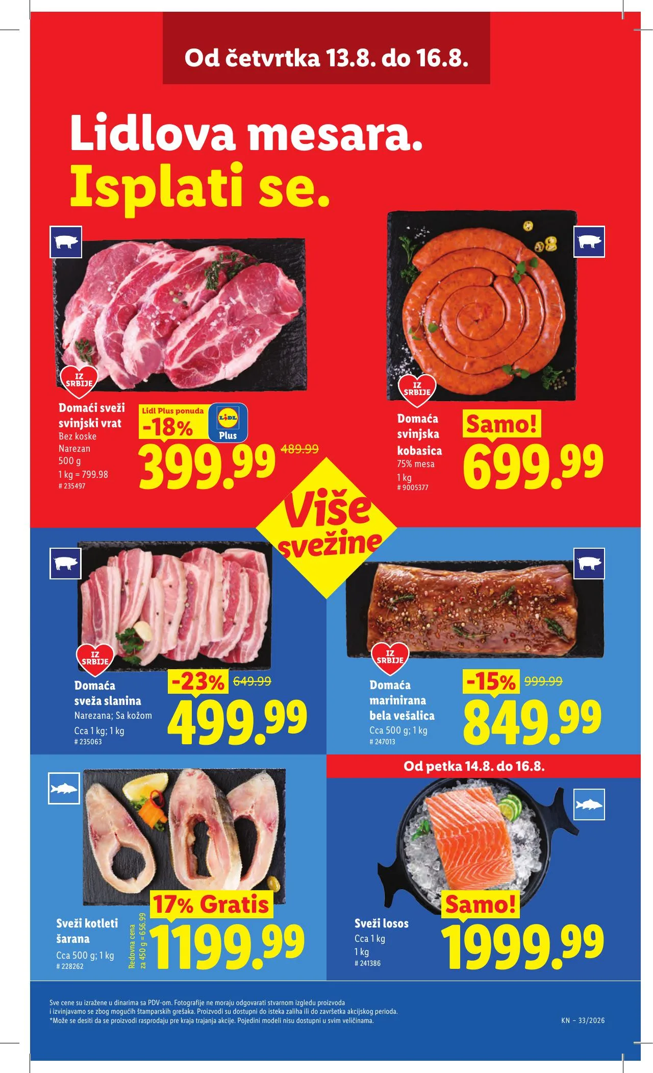 Lidl akciós újság Szerbia 08.13–08.19 – 23. oldal
