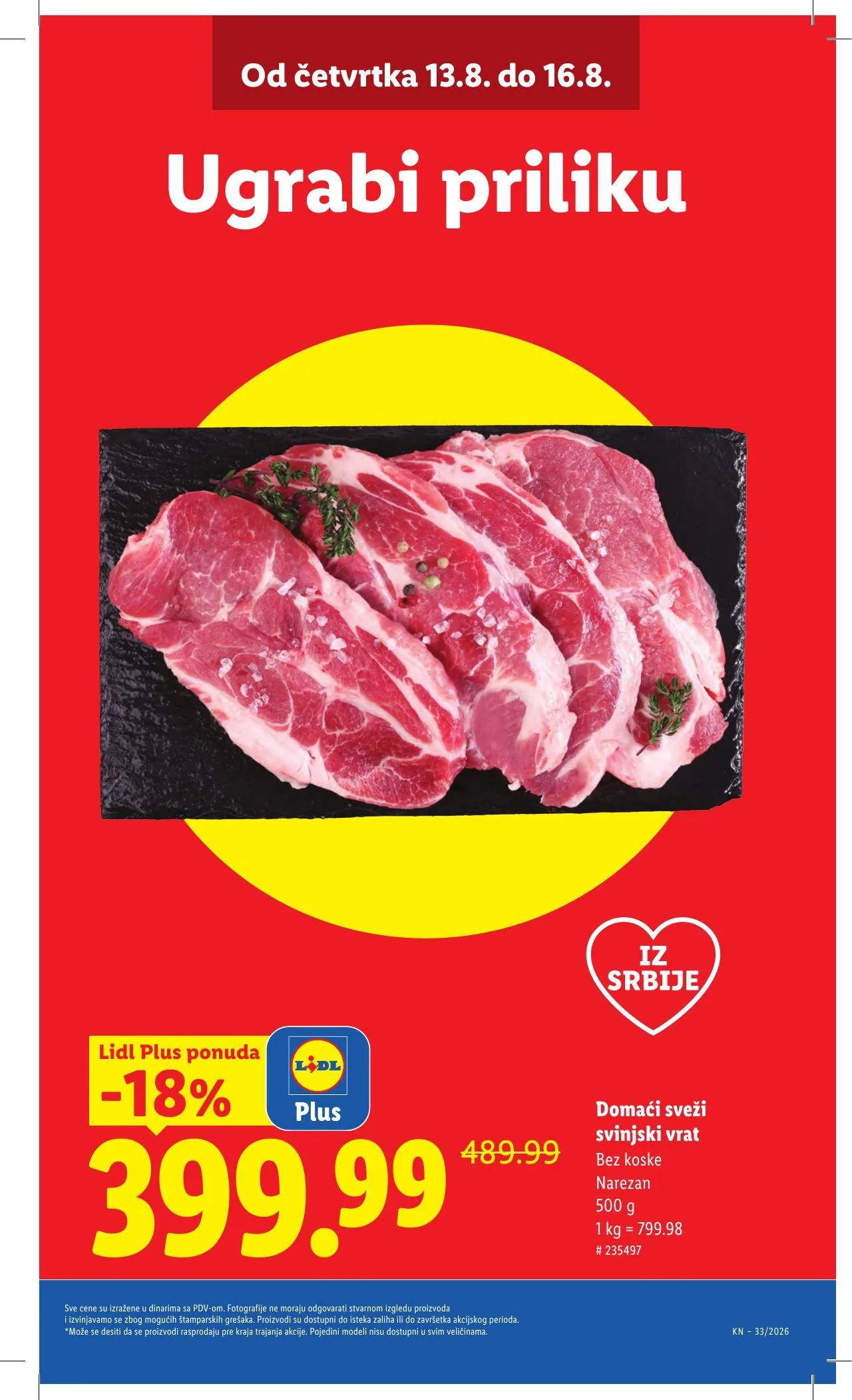 Lidl akciós újság Szerbia 08.13–08.19 – 3. oldal