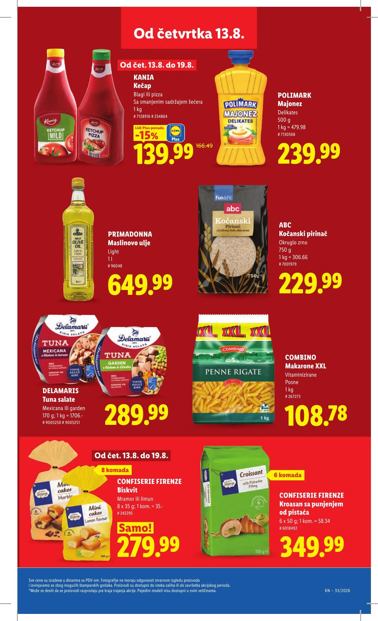 Lidl akciós újság Szerbia 08.13–08.19 – 31. oldal