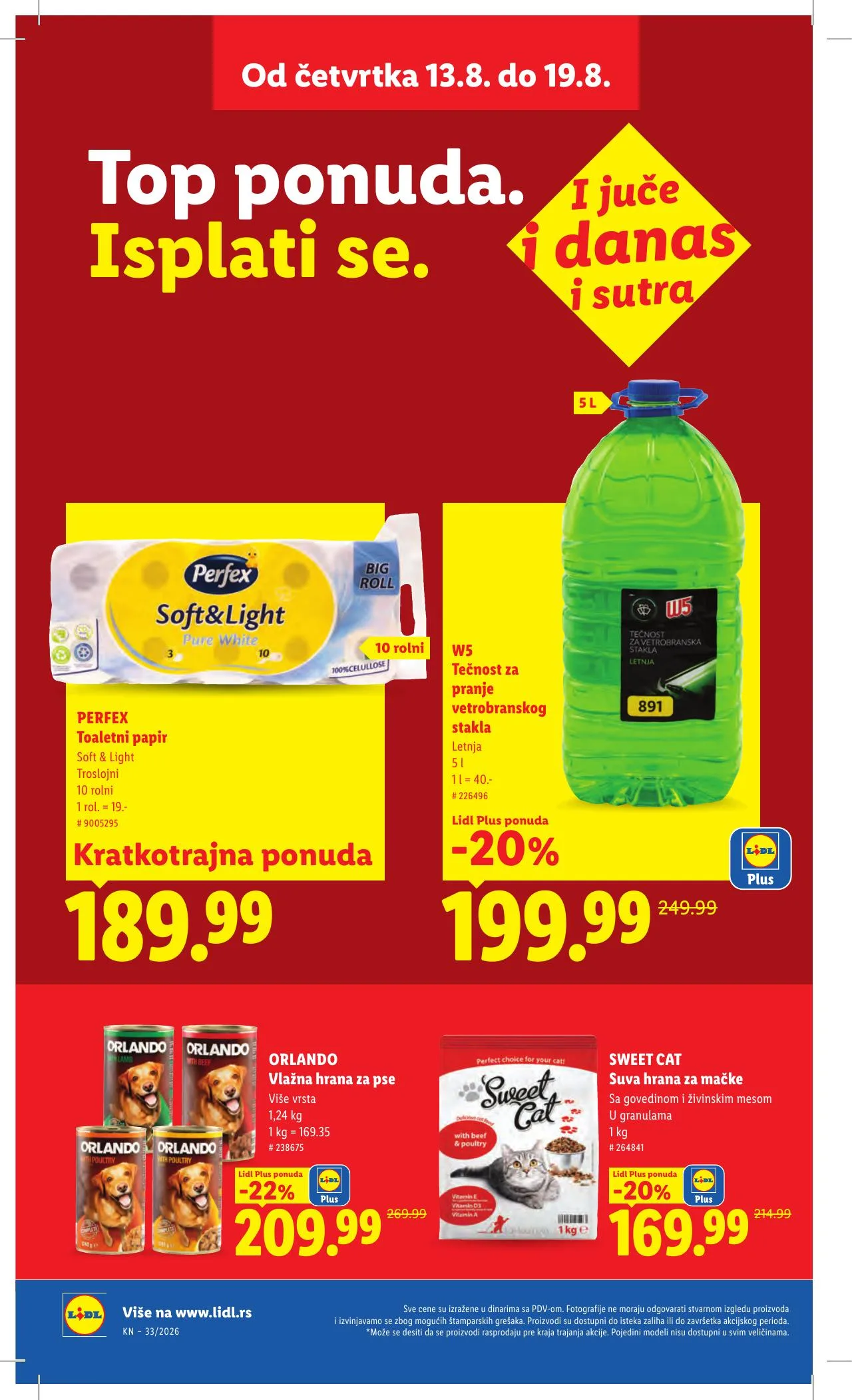 Lidl akciós újság Szerbia 08.13–08.19 – 34. oldal