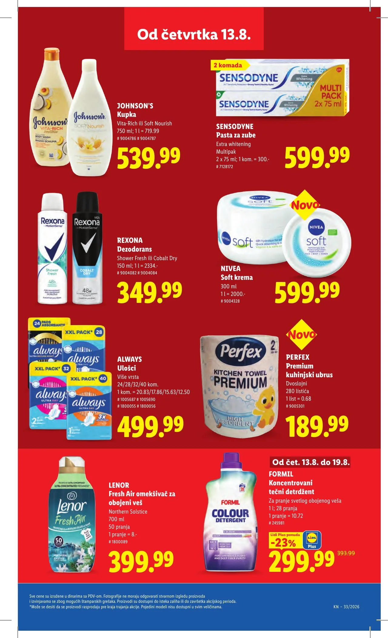 Lidl akciós újság Szerbia 08.13–08.19 – 35. oldal