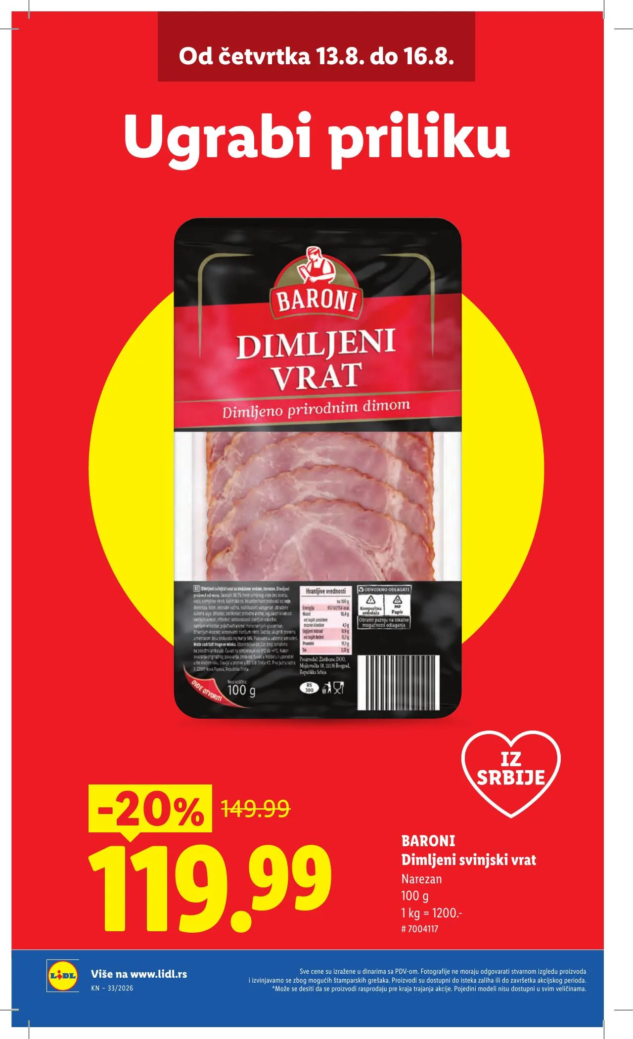 Lidl akciós újság Szerbia 08.13–08.19 – 4. oldal