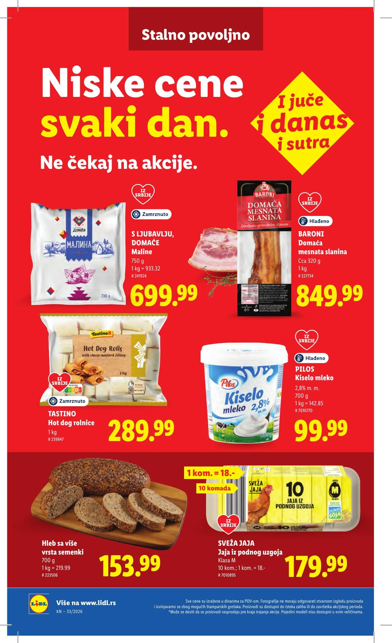 Lidl akciós újság Szerbia 08.13–08.19 – 40. oldal