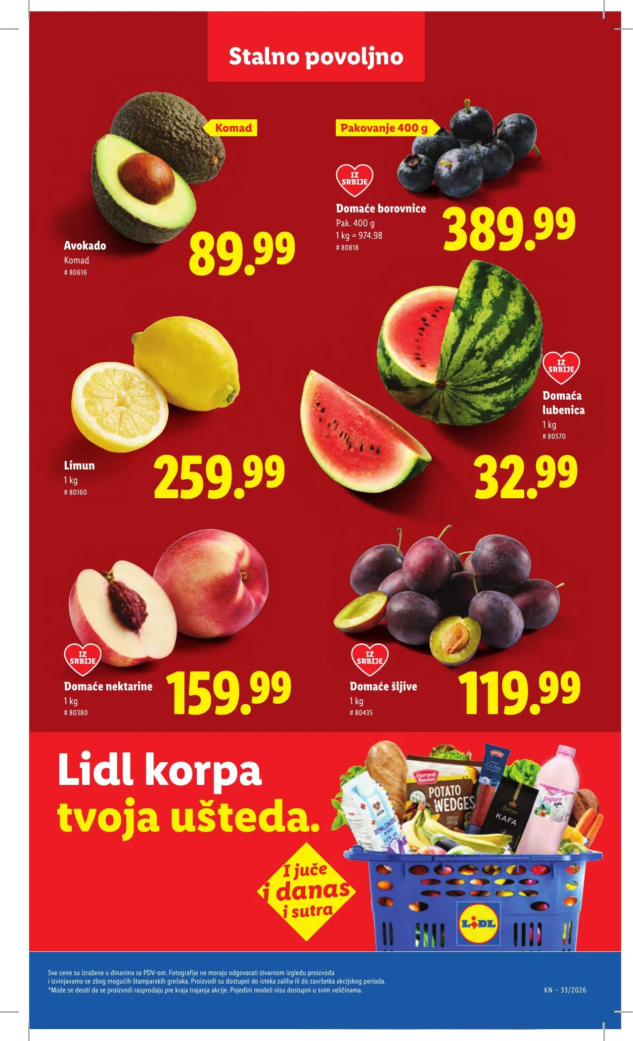 Lidl akciós újság Szerbia 08.13–08.19 – 45. oldal