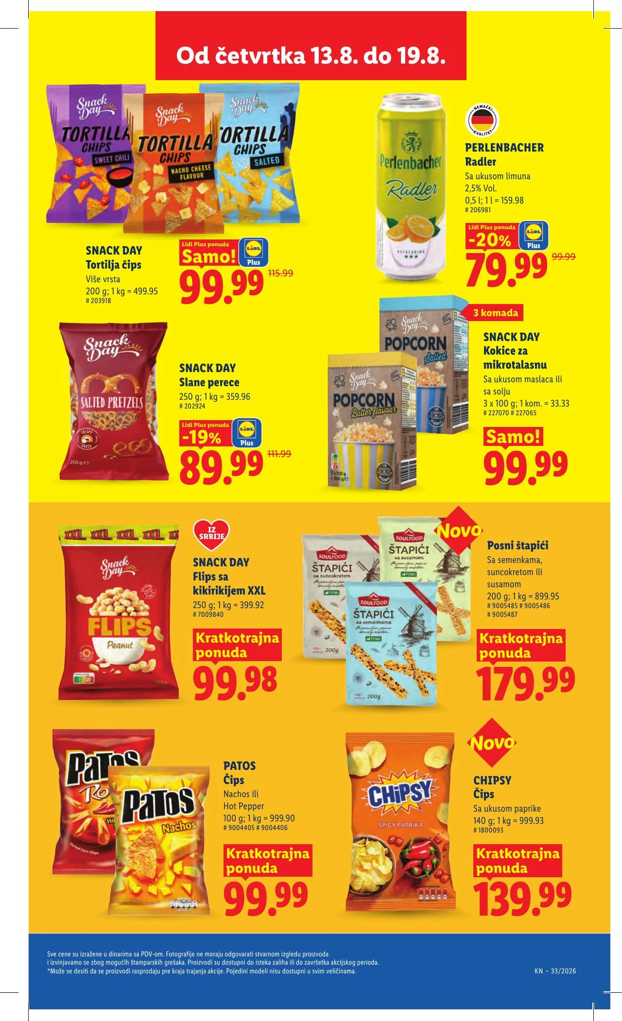 Lidl akciós újság Szerbia 08.13–08.19 – 51. oldal