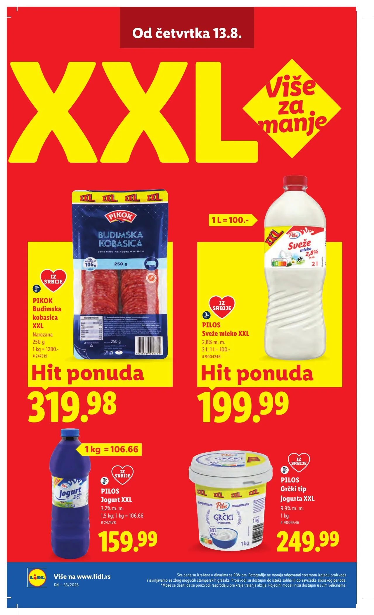 Lidl akciós újság Szerbia 08.13–08.19 – 52. oldal