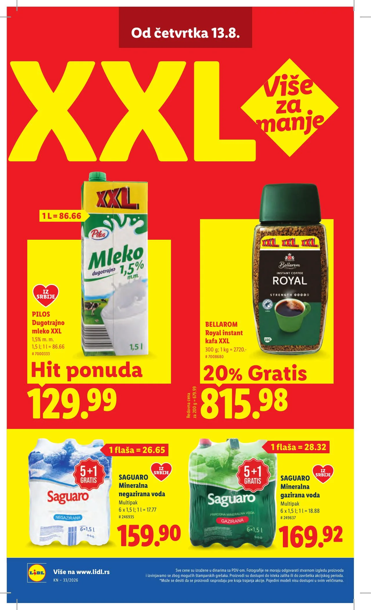 Lidl akciós újság Szerbia 08.13–08.19 – 54. oldal