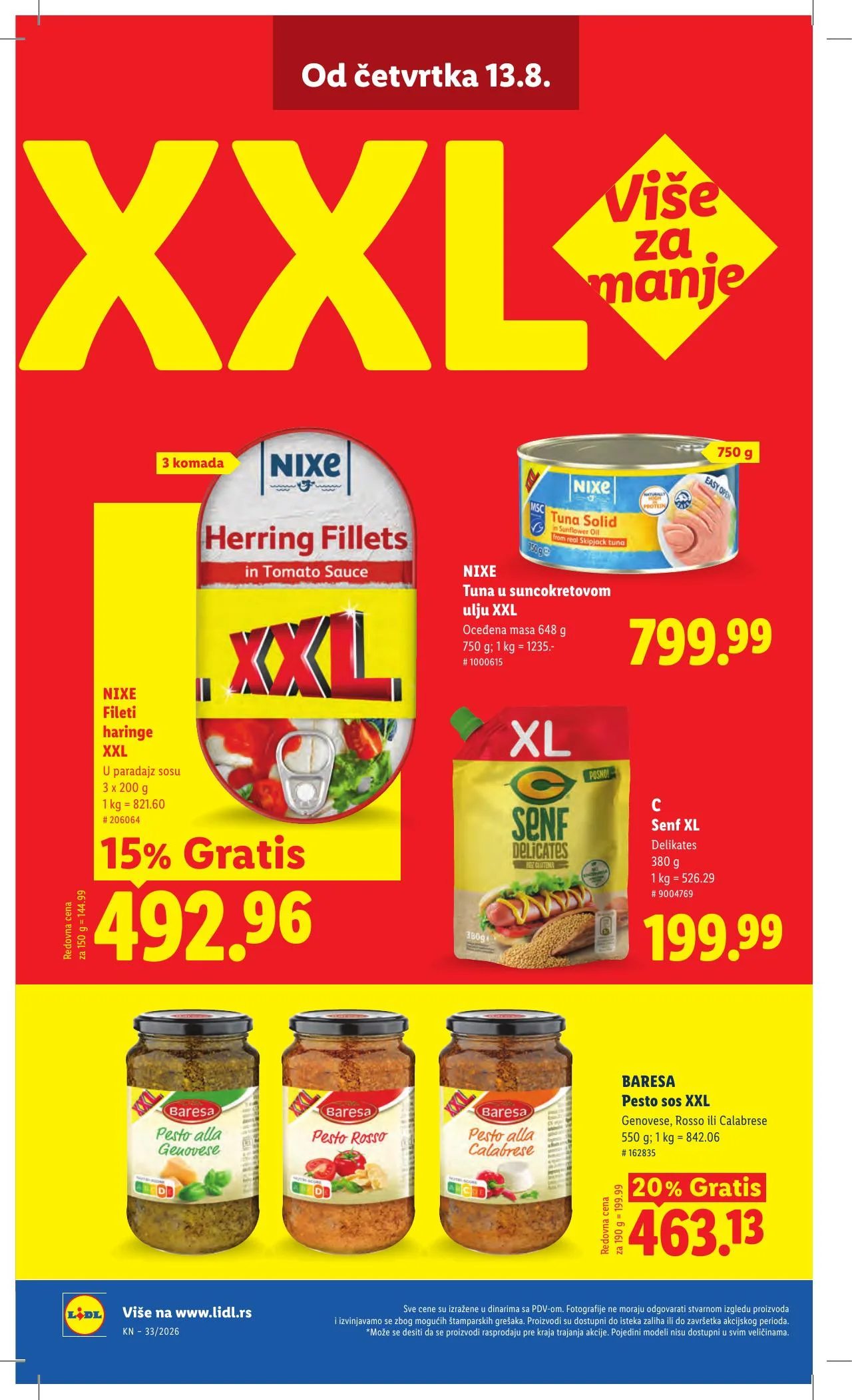 Lidl akciós újság Szerbia 08.13–08.19 – 60. oldal