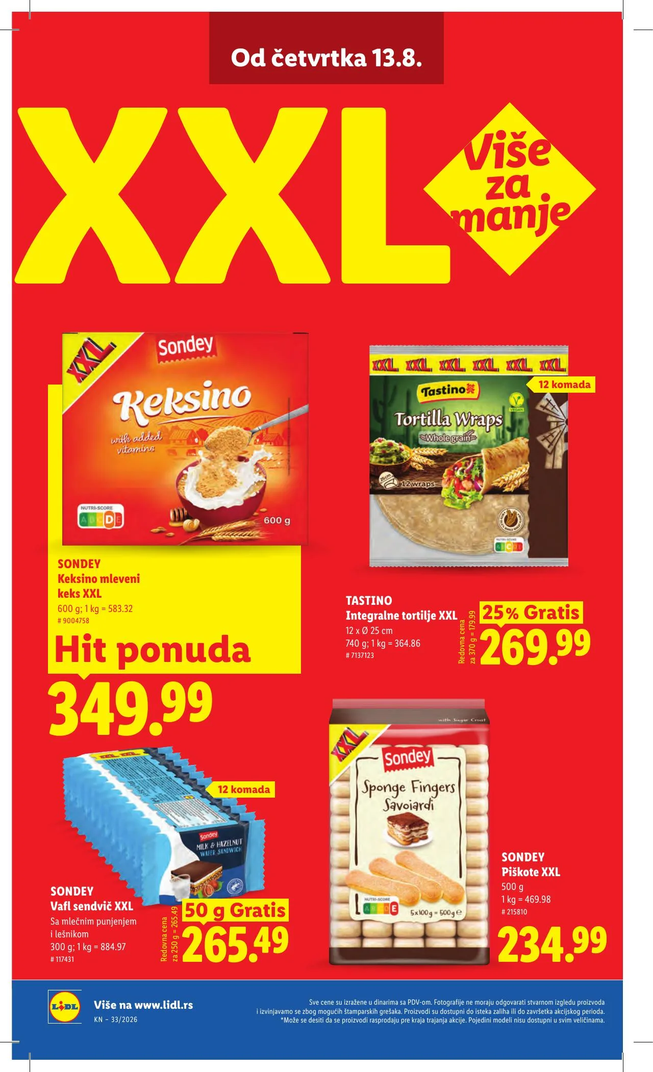 Lidl akciós újság Szerbia 08.13–08.19 – 64. oldal