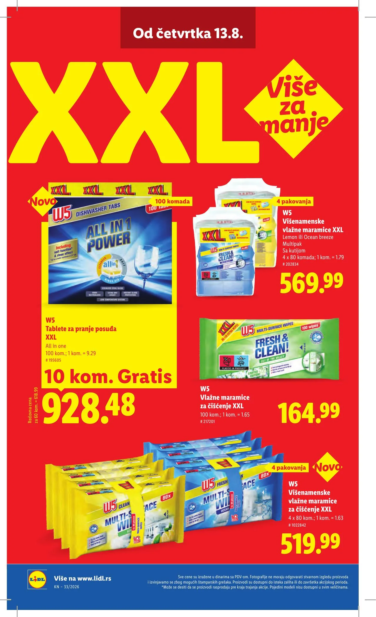 Lidl akciós újság Szerbia 08.13–08.19 – 66. oldal