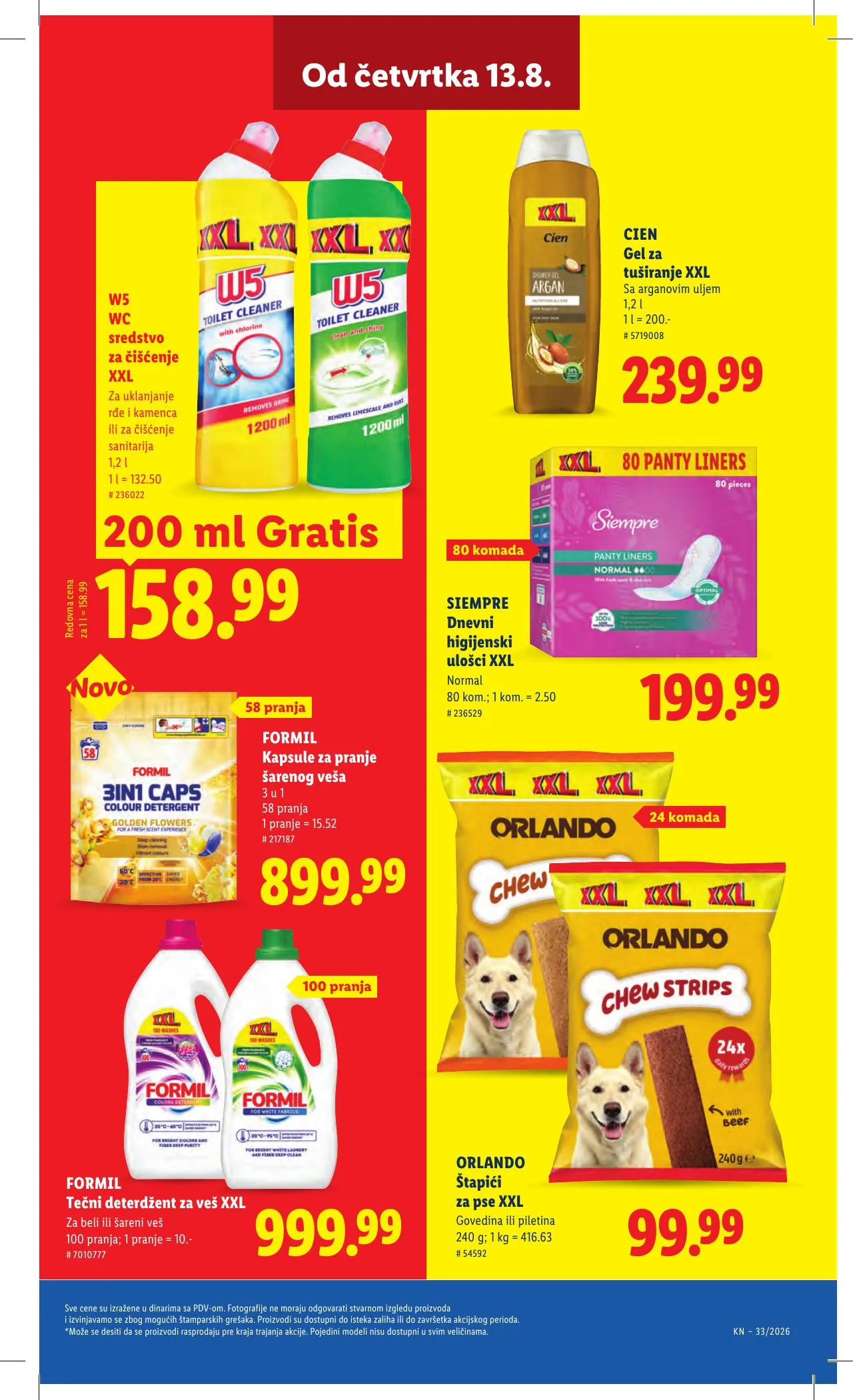 Lidl akciós újság Szerbia 08.13–08.19 – 67. oldal