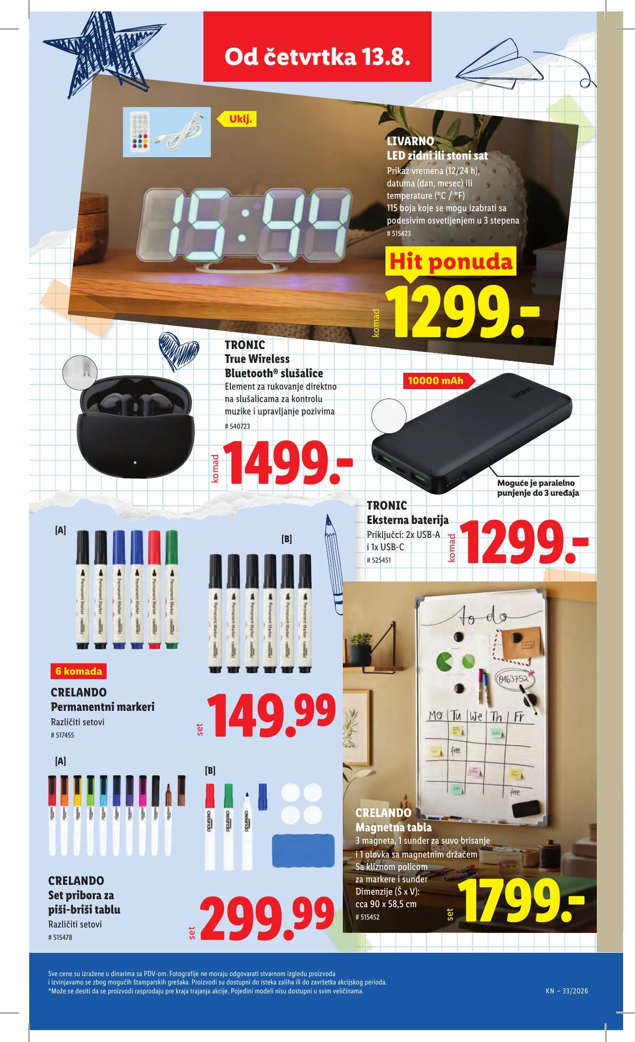 Lidl akciós újság Szerbia 08.13–08.19 – 87. oldal