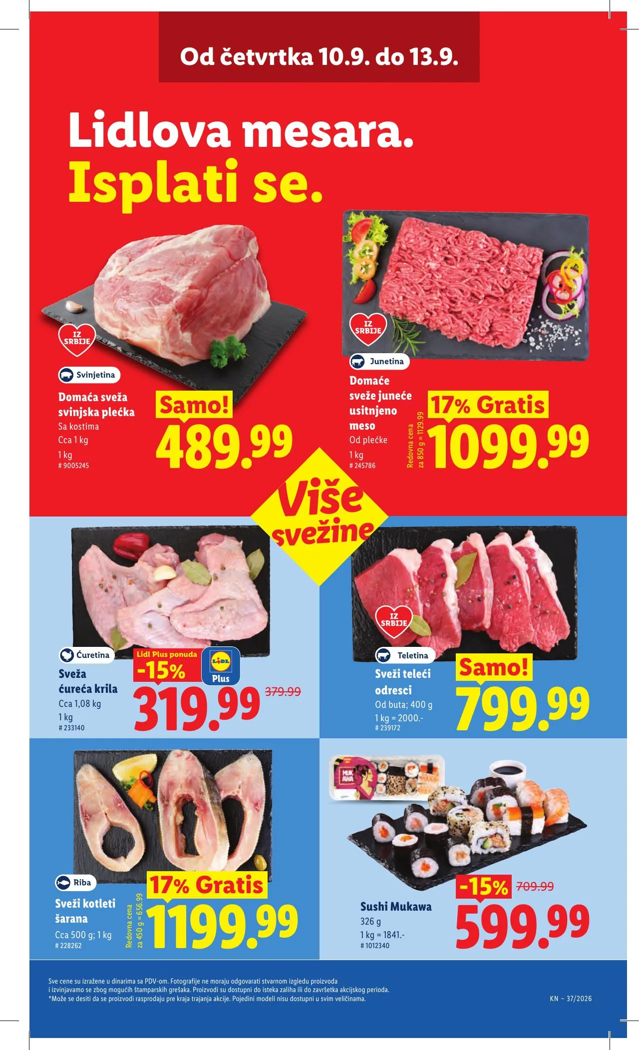 Lidl akciós újság Szerbia 09.10–09.16 – 25. oldal