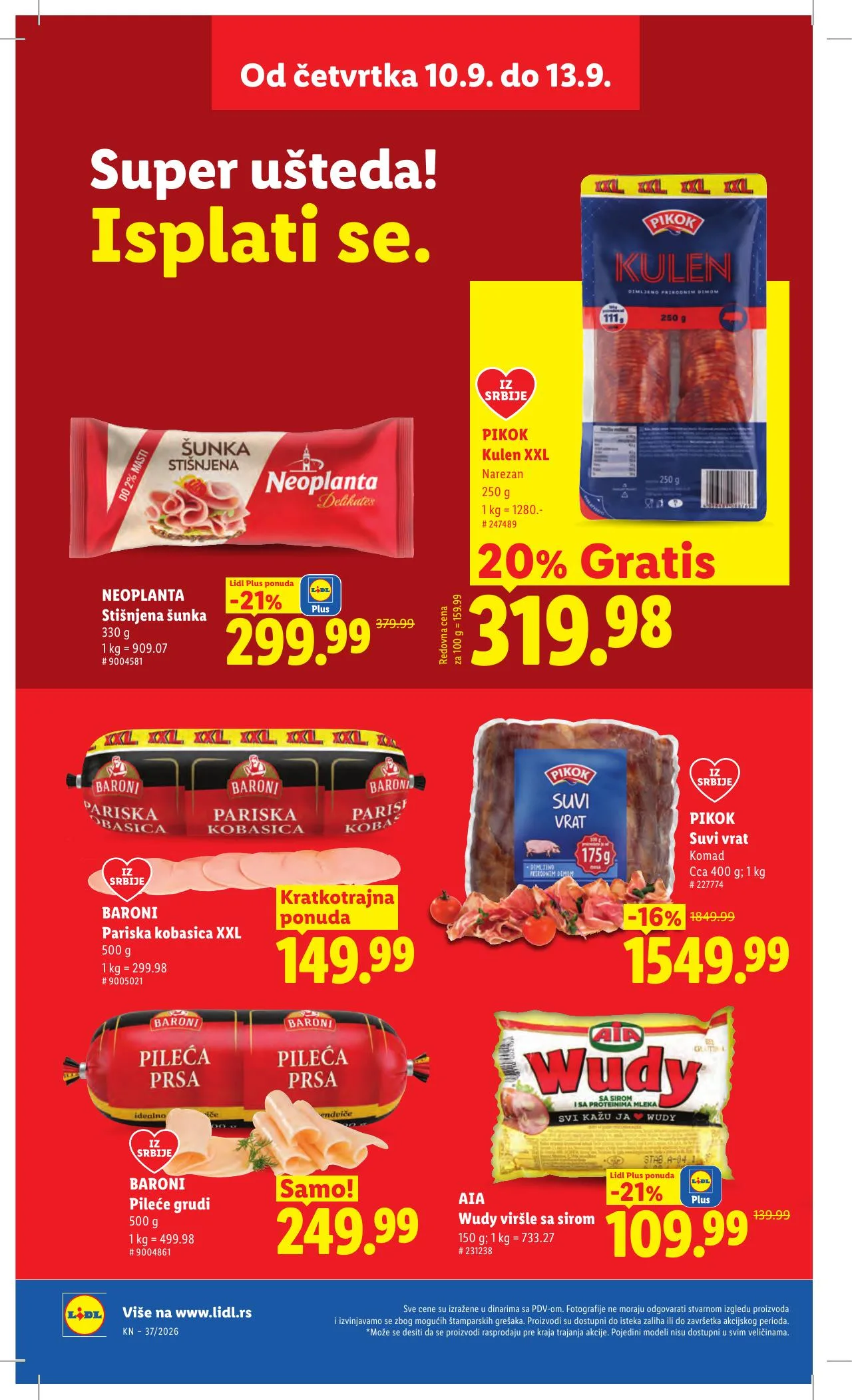 Lidl akciós újság Szerbia 09.10–09.16 – 28. oldal