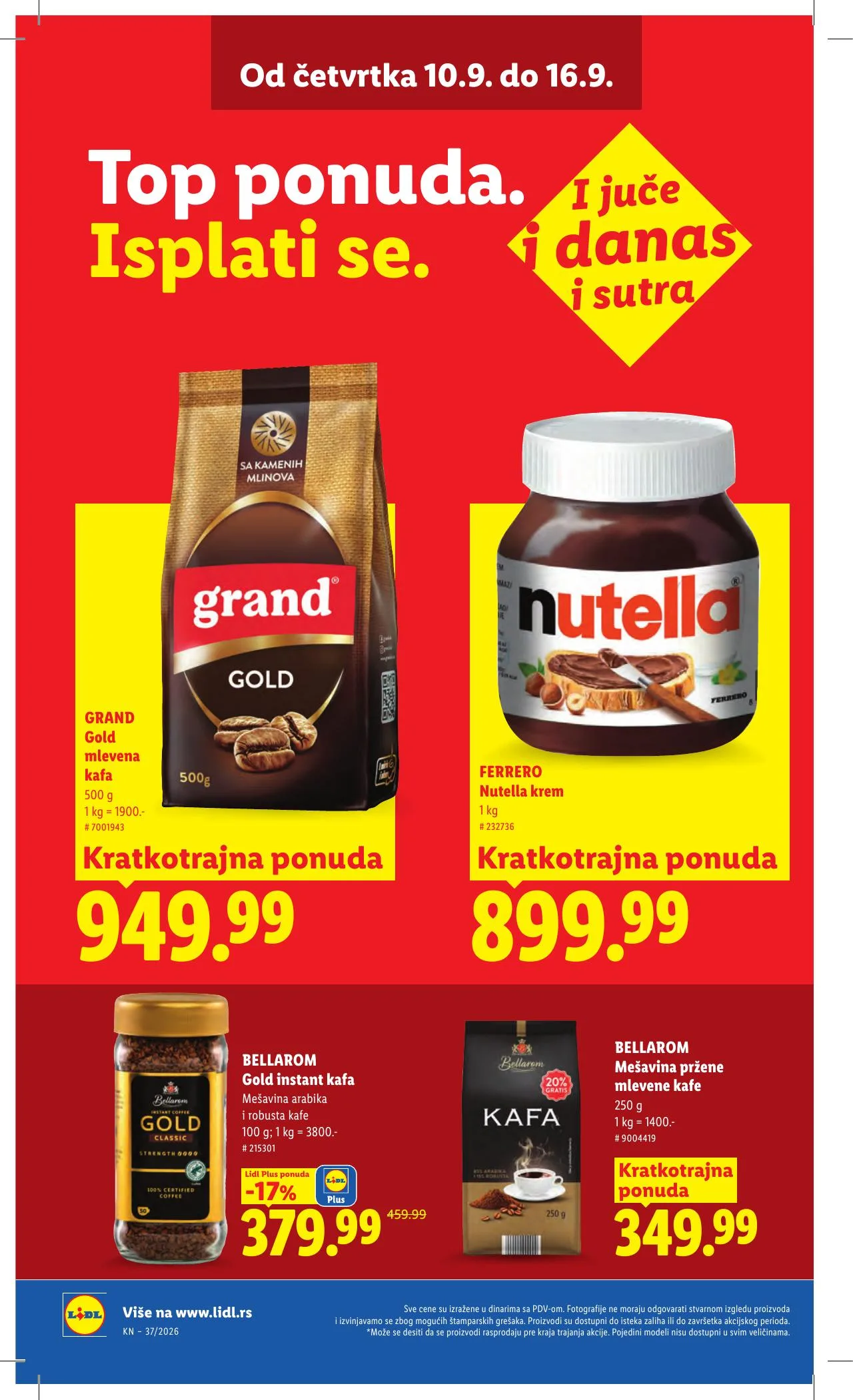 Lidl akciós újság Szerbia 09.10–09.16 – 32. oldal