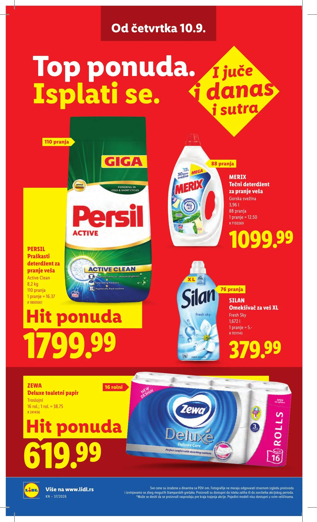 Lidl akciós újság Szerbia 09.10–09.16 – 36. oldal