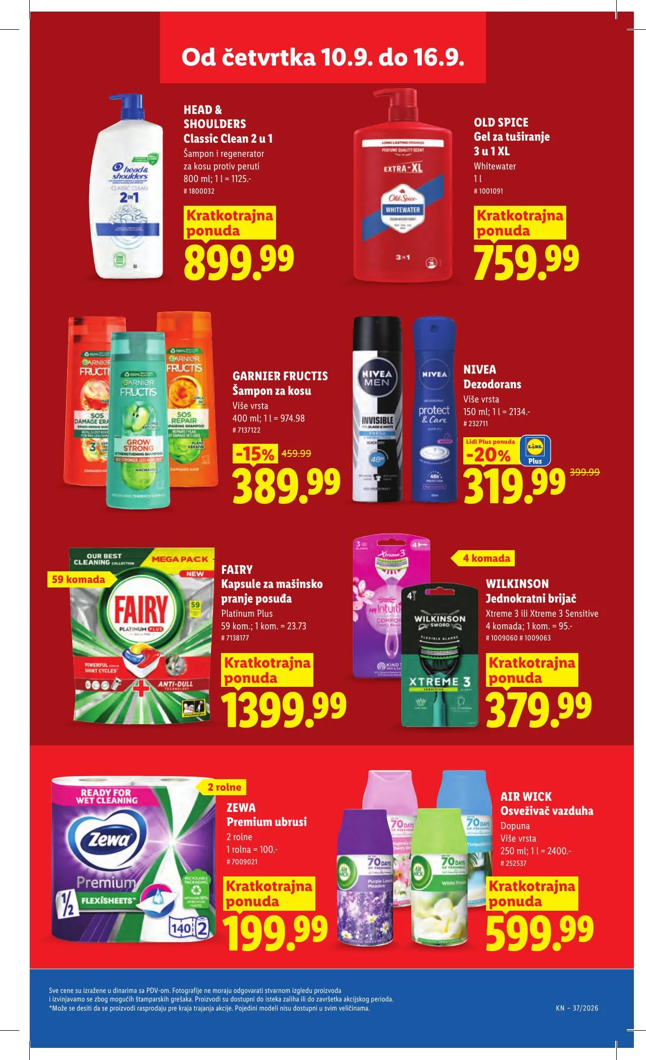Lidl akciós újság Szerbia 09.10–09.16 – 37. oldal