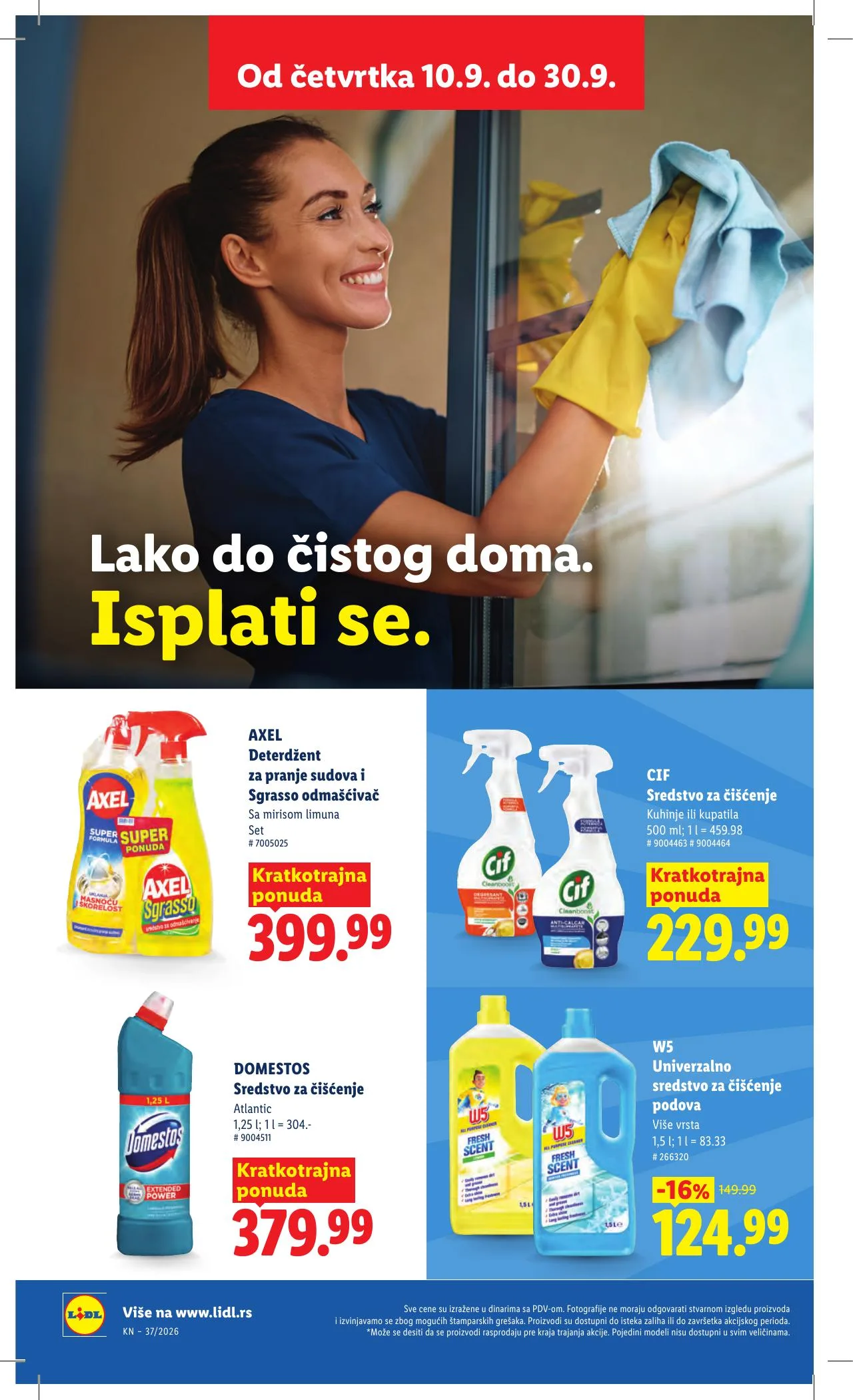 Lidl akciós újság Szerbia 09.10–09.16 – 38. oldal