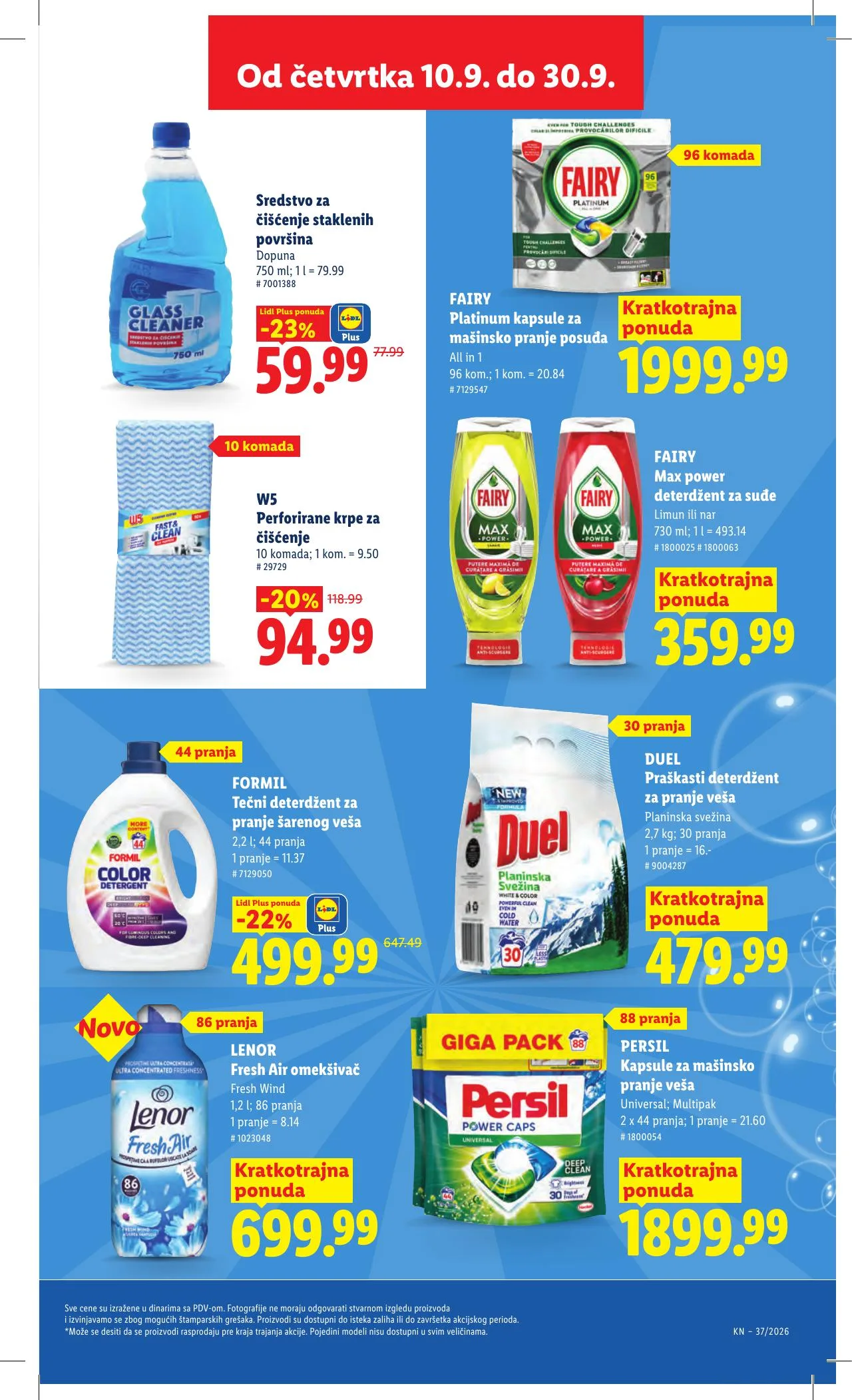 Lidl akciós újság Szerbia 09.10–09.16 – 39. oldal