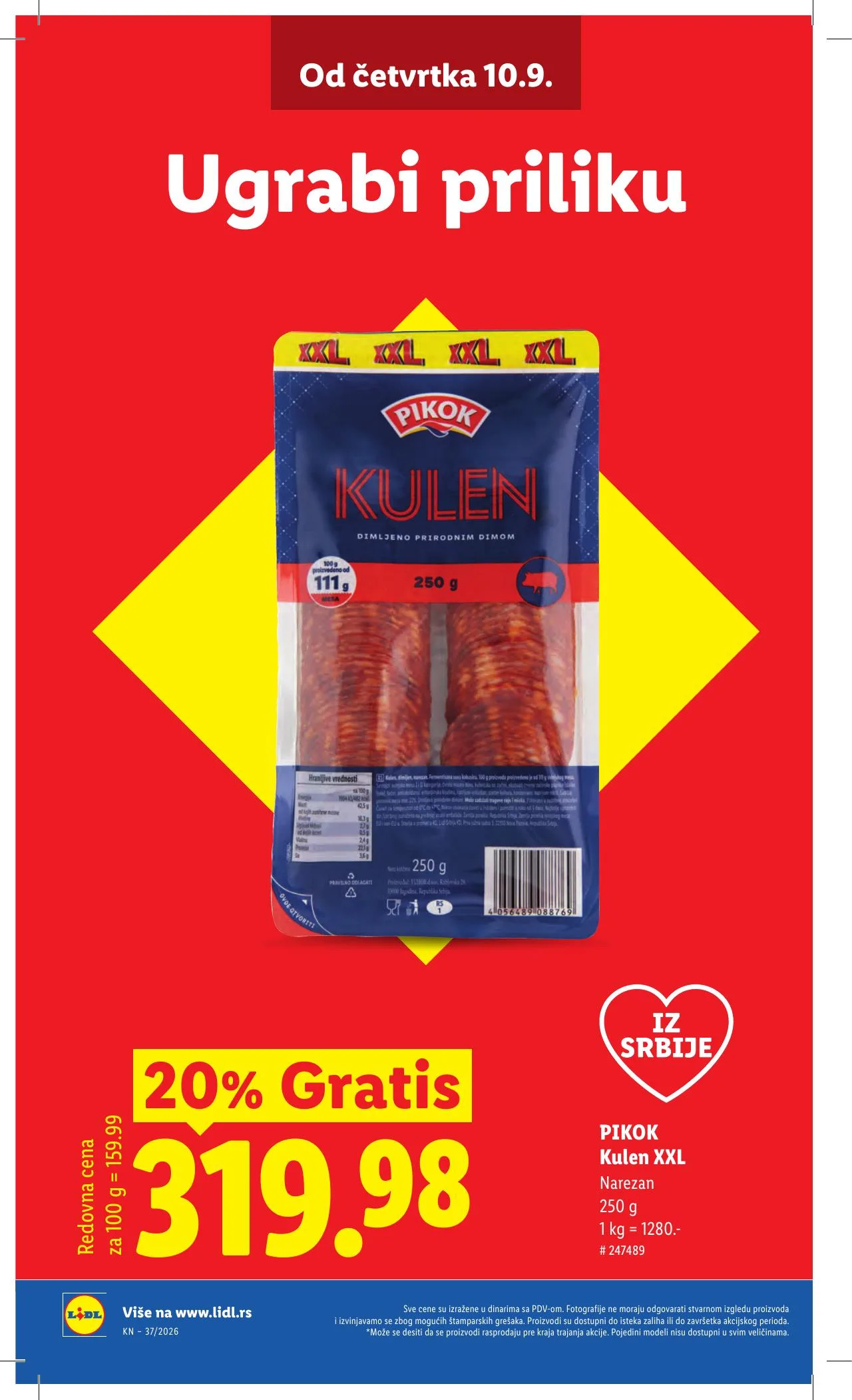 Lidl akciós újság Szerbia 09.10–09.16 – 4. oldal