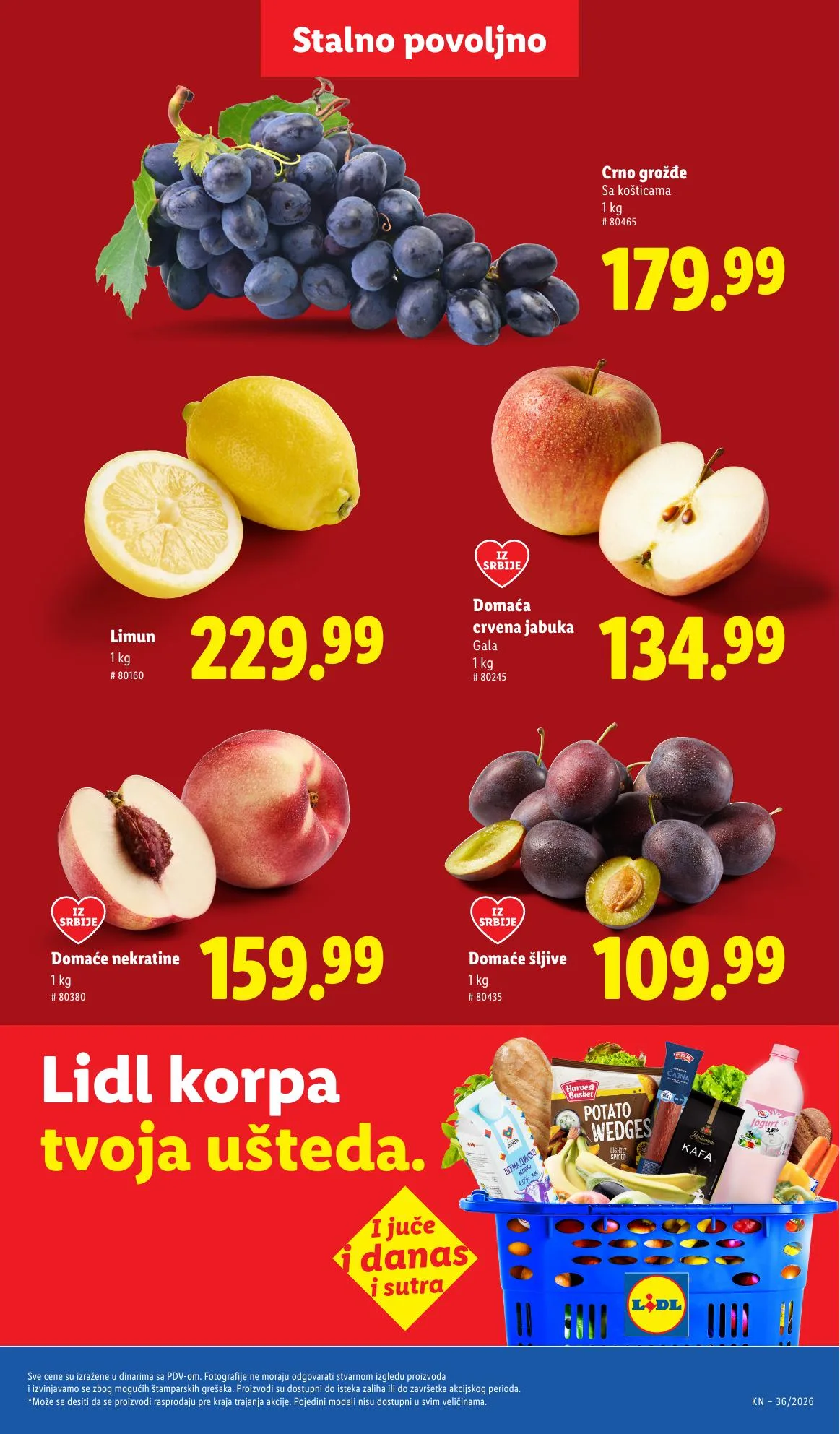 Lidl akciós újság Szerbia 09.10–09.16 – 45. oldal