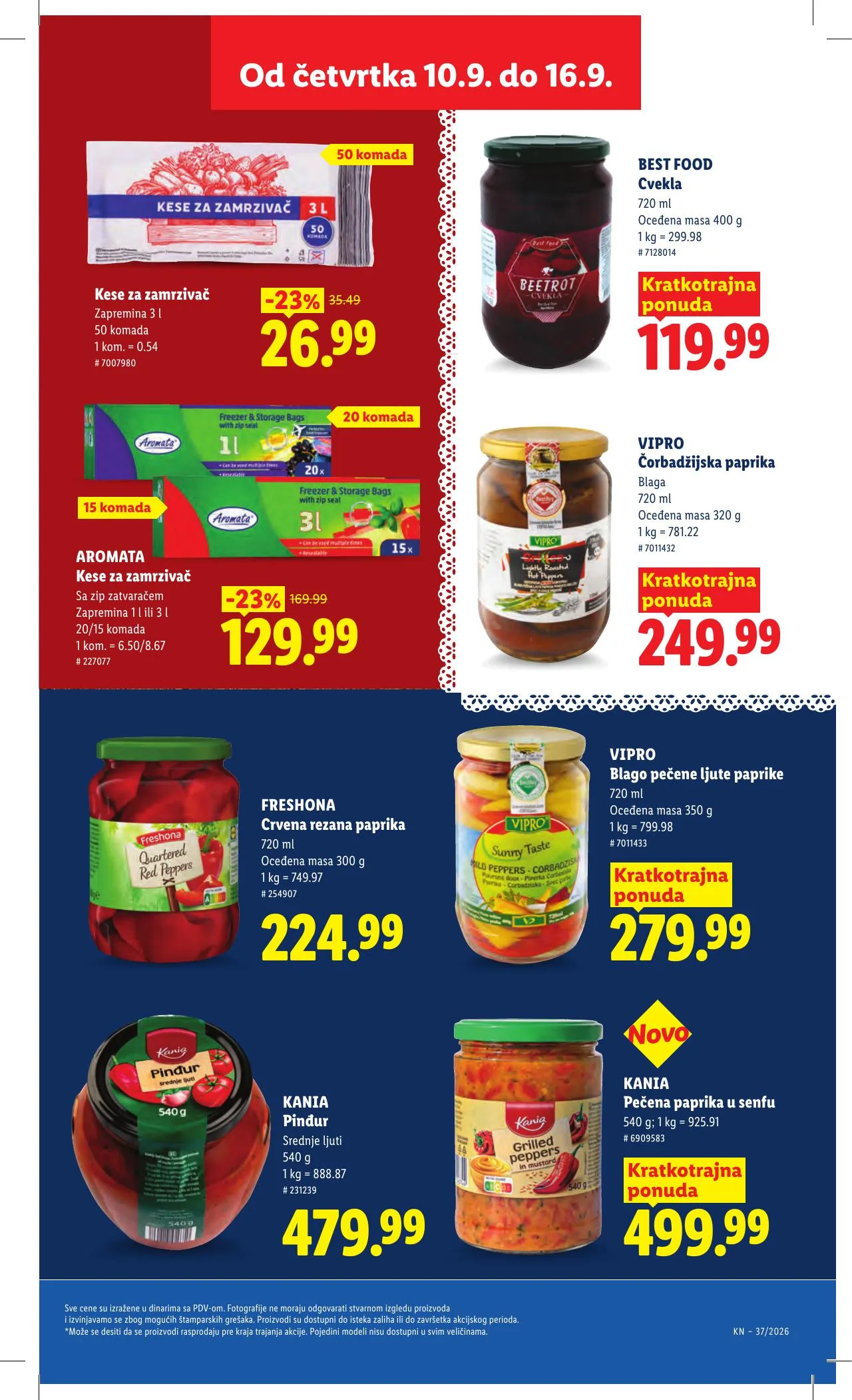 Lidl akciós újság Szerbia 09.10–09.16 – 47. oldal