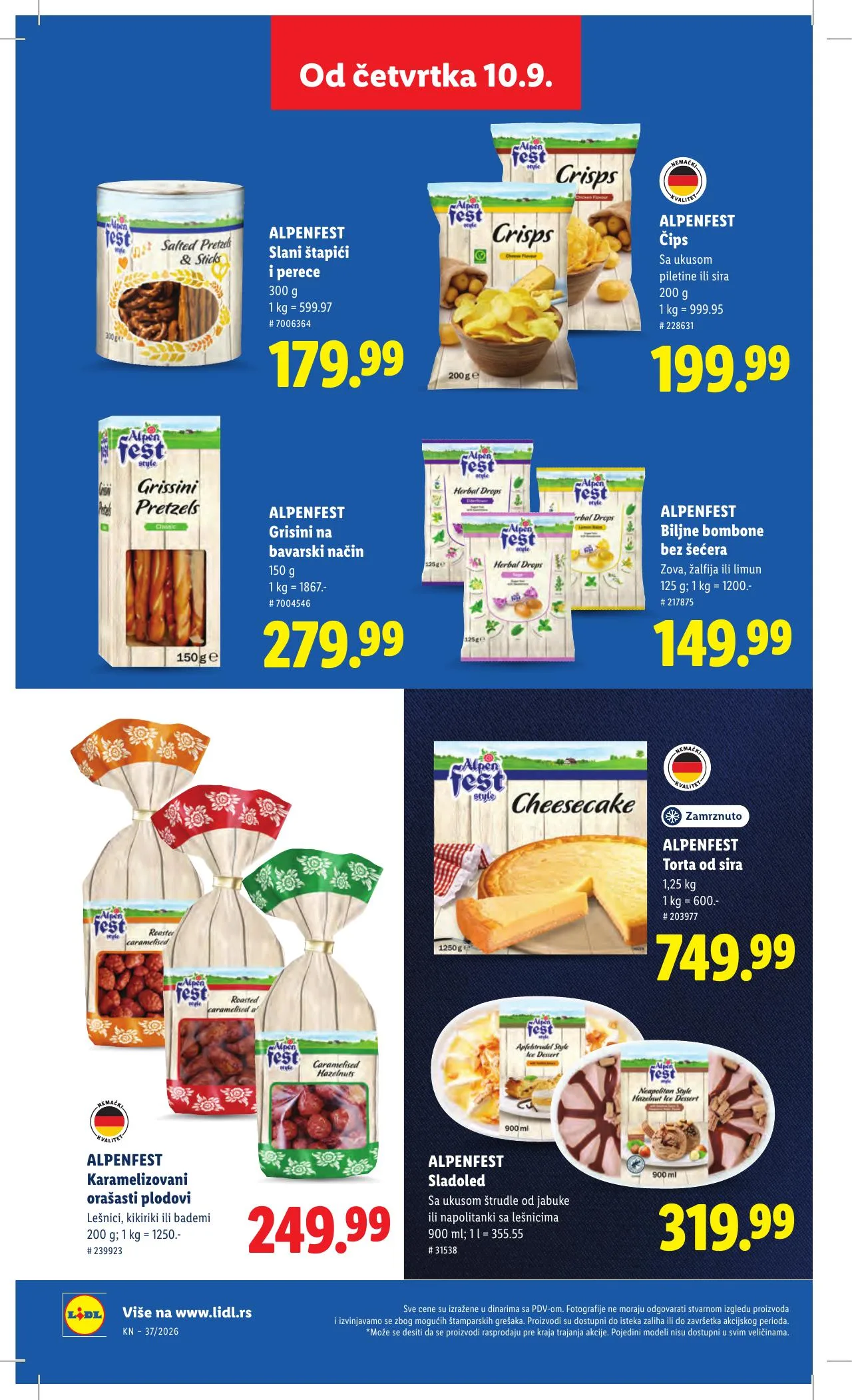 Lidl akciós újság Szerbia 09.10–09.16 – 50. oldal