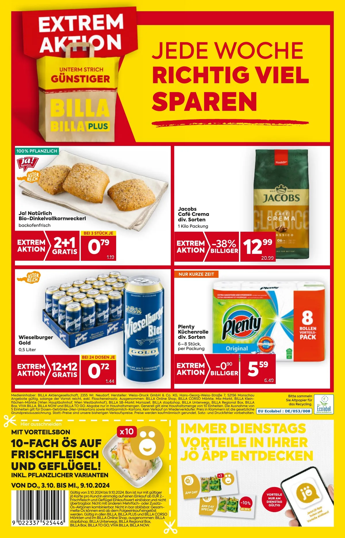 Billa akciós újság And Billa Plus 10.03–10.09 – 20. oldal