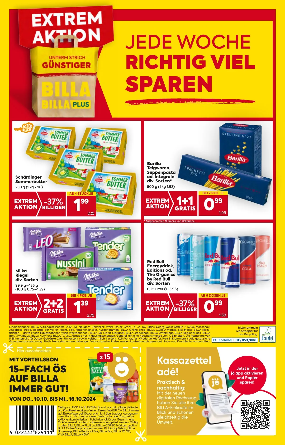 Billa akciós újság And Billa Plus 10.10–10.16 – 16. oldal