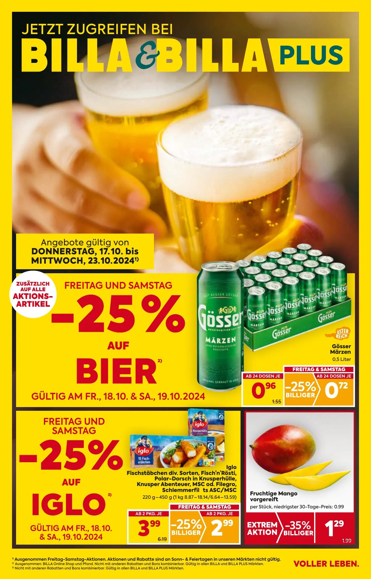 Billa akciós újság And Billa Plus 10.17–10.23