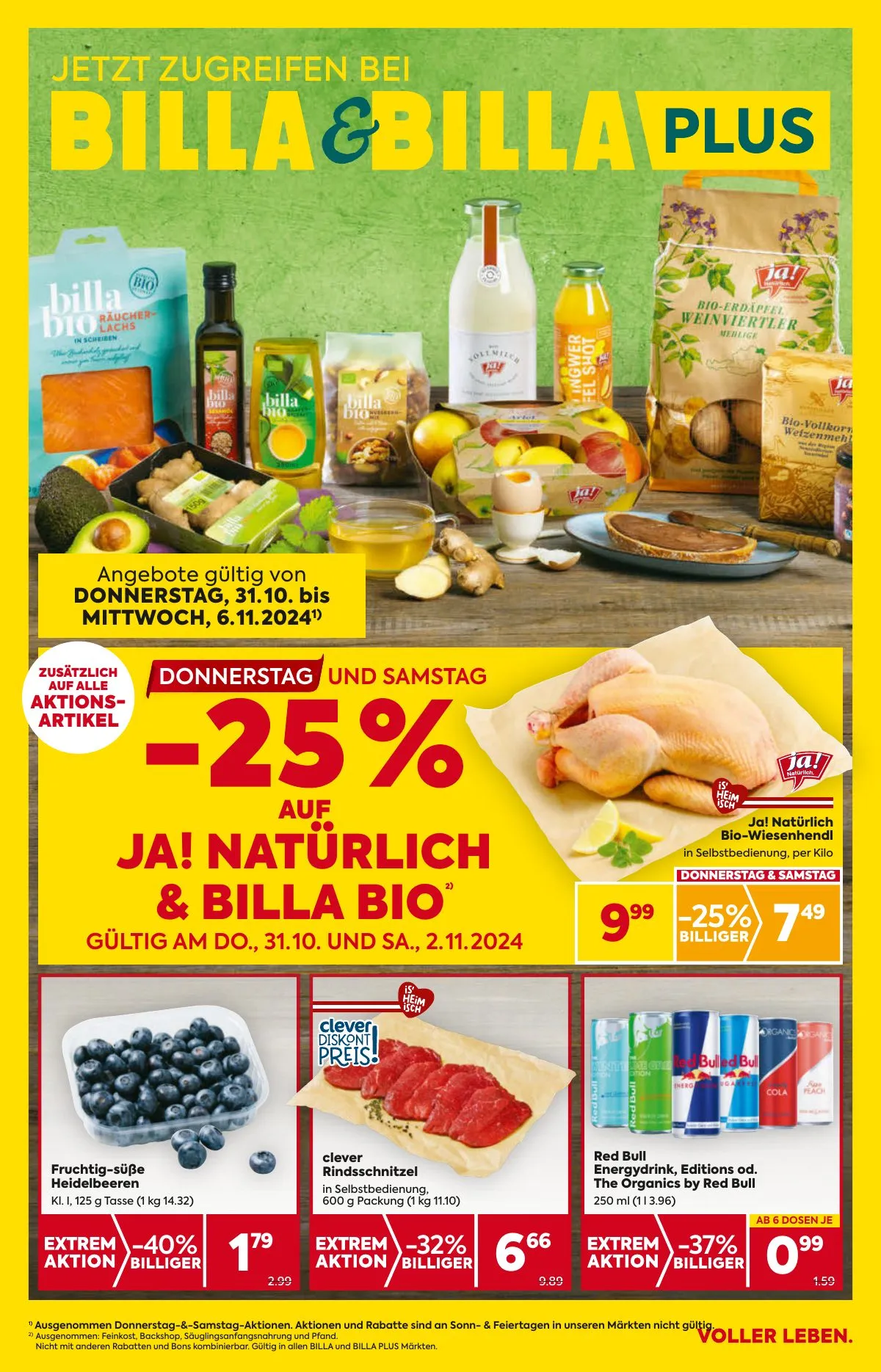 Billa akciós újság And Billa Plus 10.30–11.06