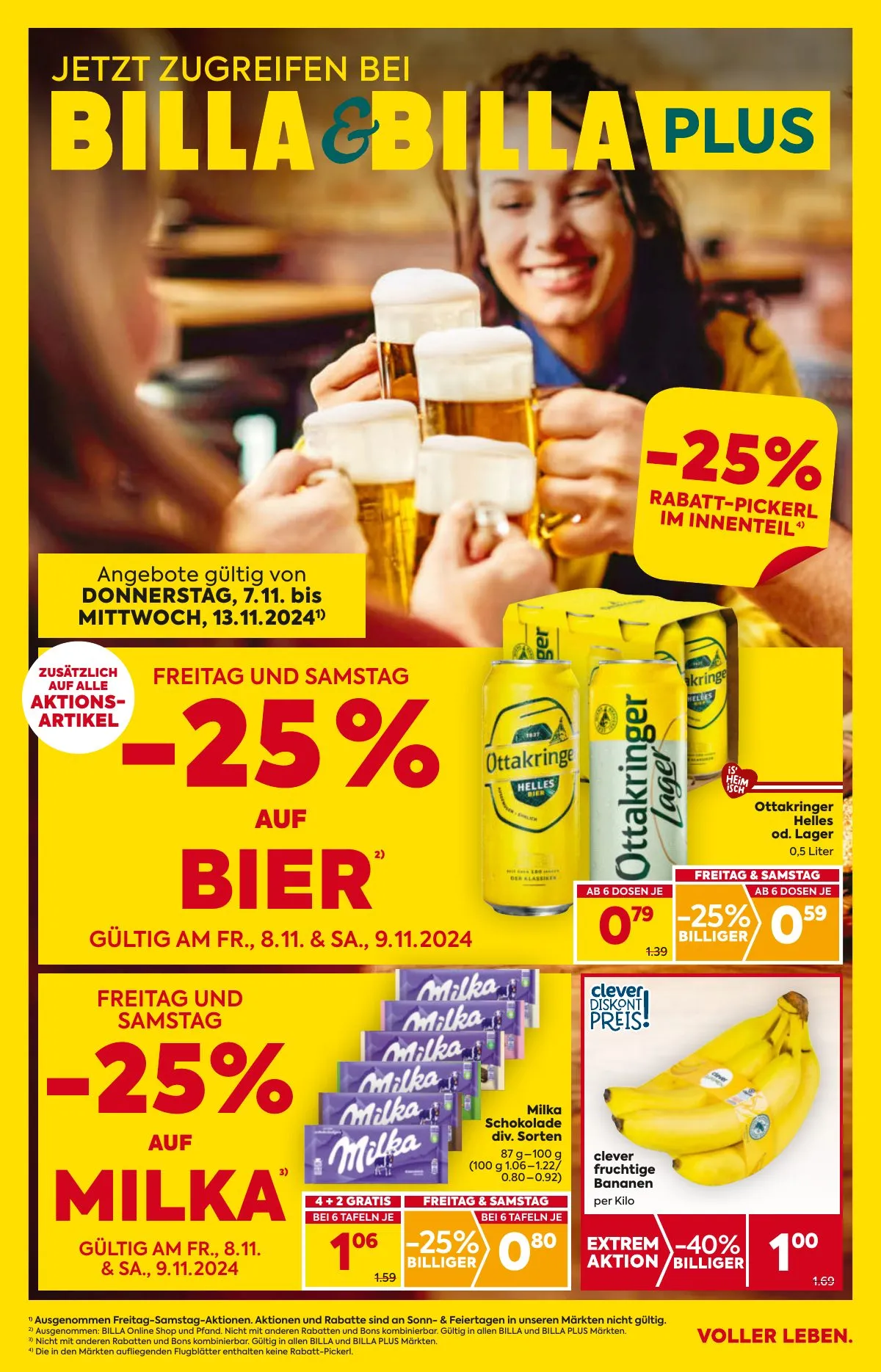 Billa akciós újság And Billa Plus 11.07–11.13