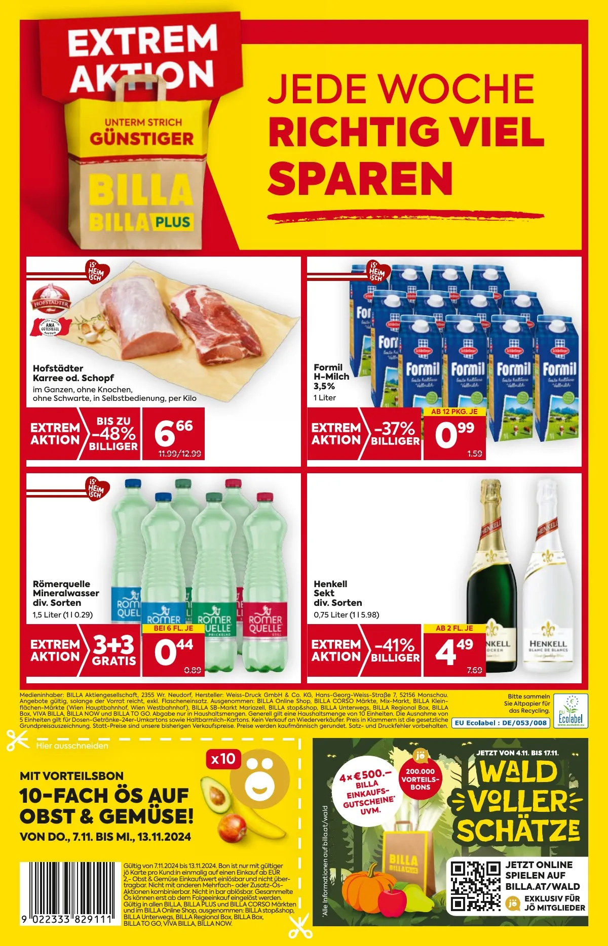Billa akciós újság And Billa Plus 11.07–11.13 – 20. oldal