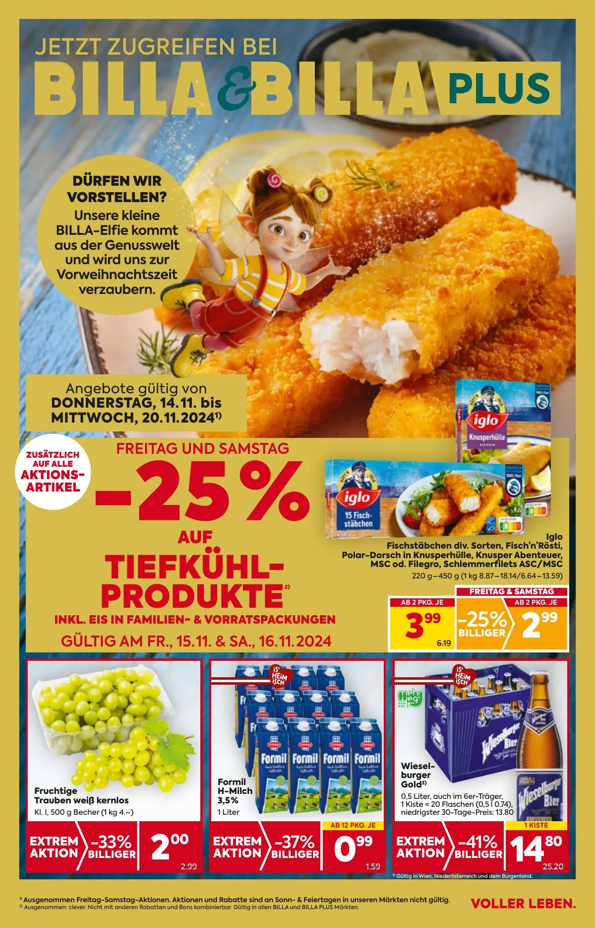 Billa akciós újság And Billa Plus 11.14–11.20