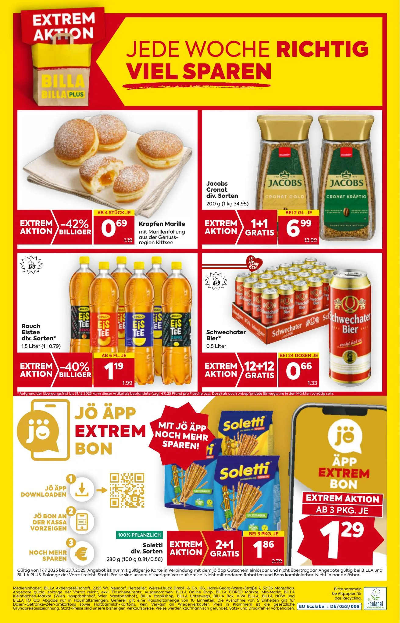Billa akciós újság And Billa Plus 07.17–07.23 – 16. oldal