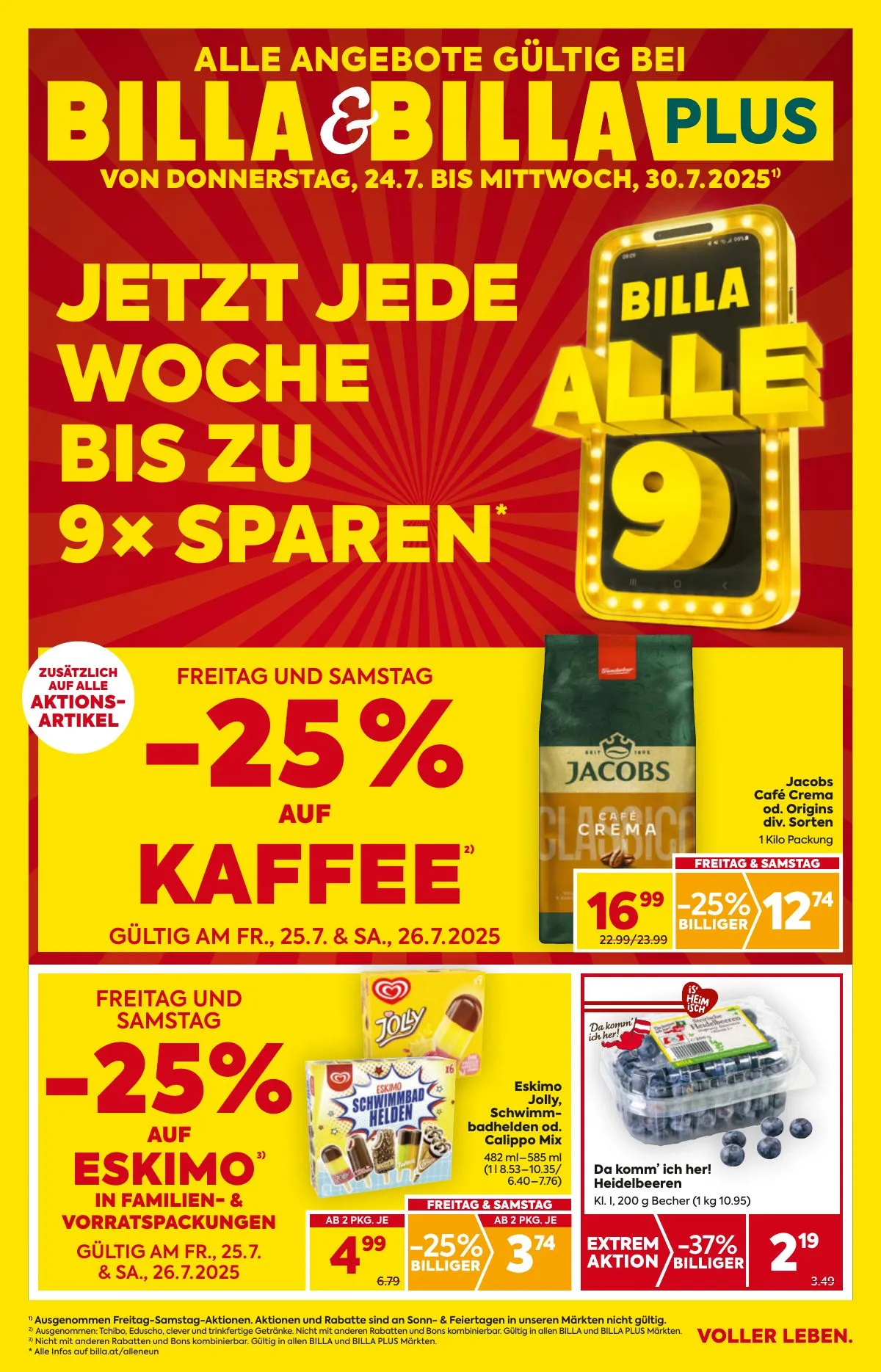 Billa akciós újság And Billa Plus 07.24–07.30