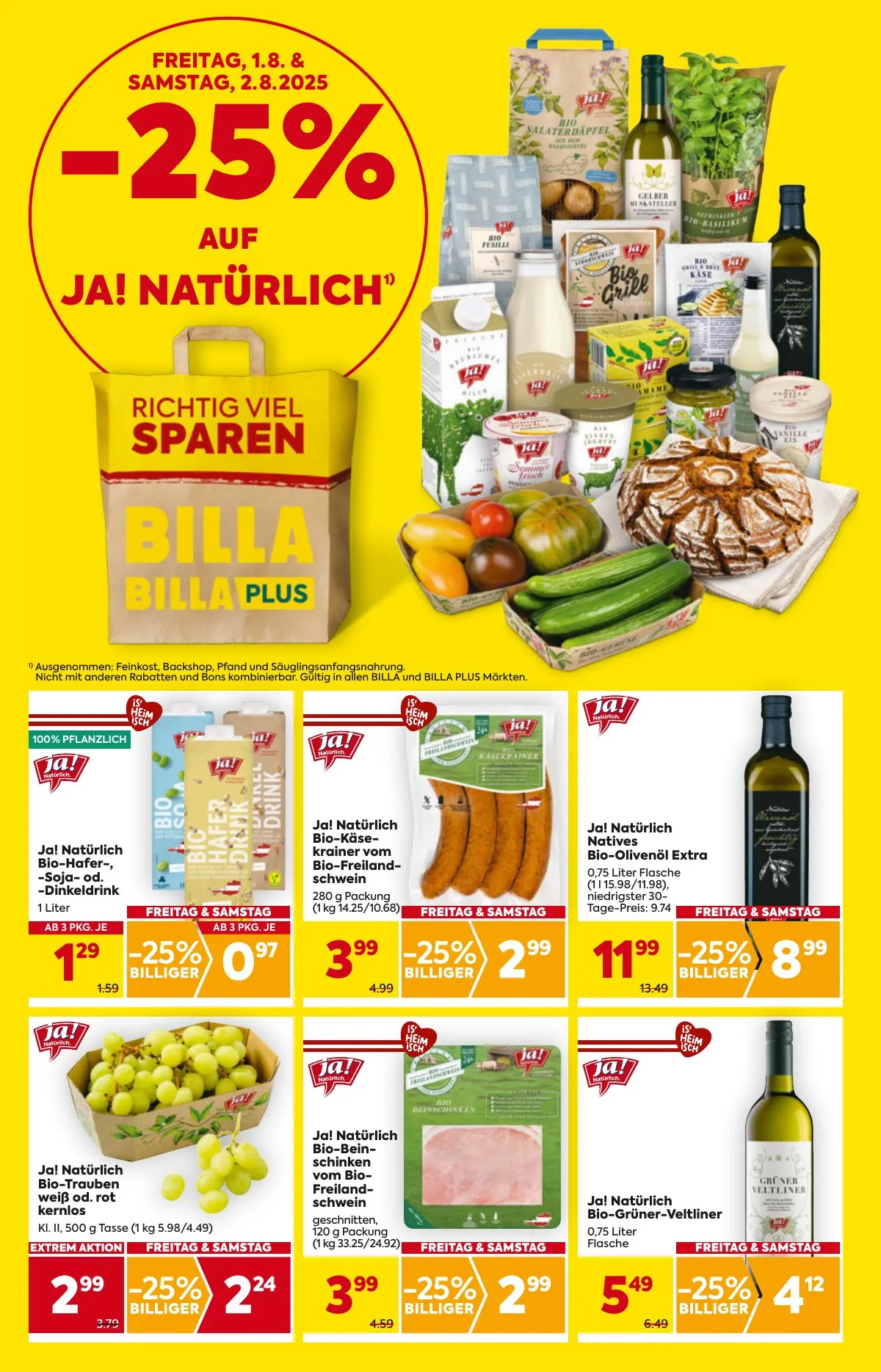 Billa akciós újság And Billa Plus 07.31–08.06 – 2. oldal