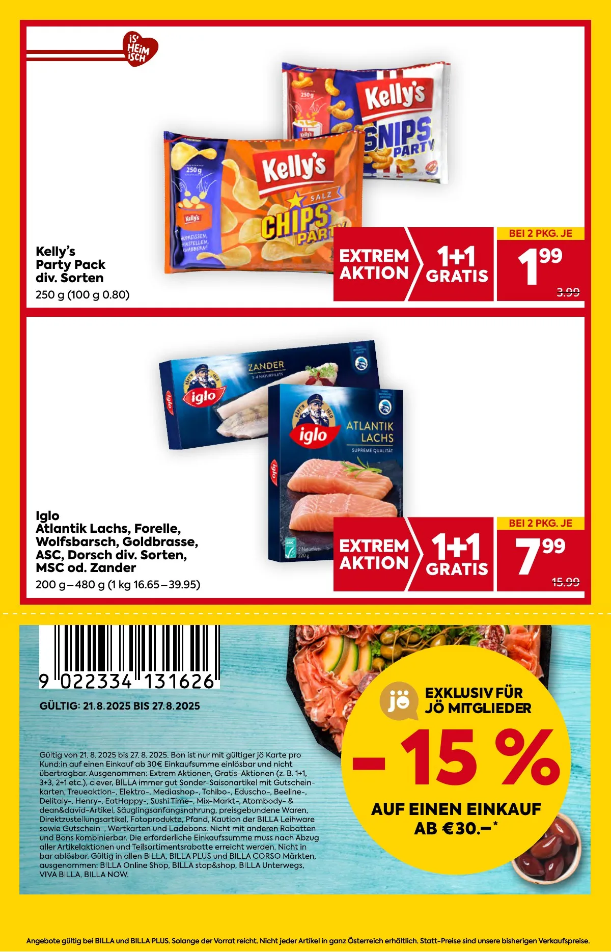 Billa akciós újság And Billa Plus 08.21–08.27 – 4. oldal