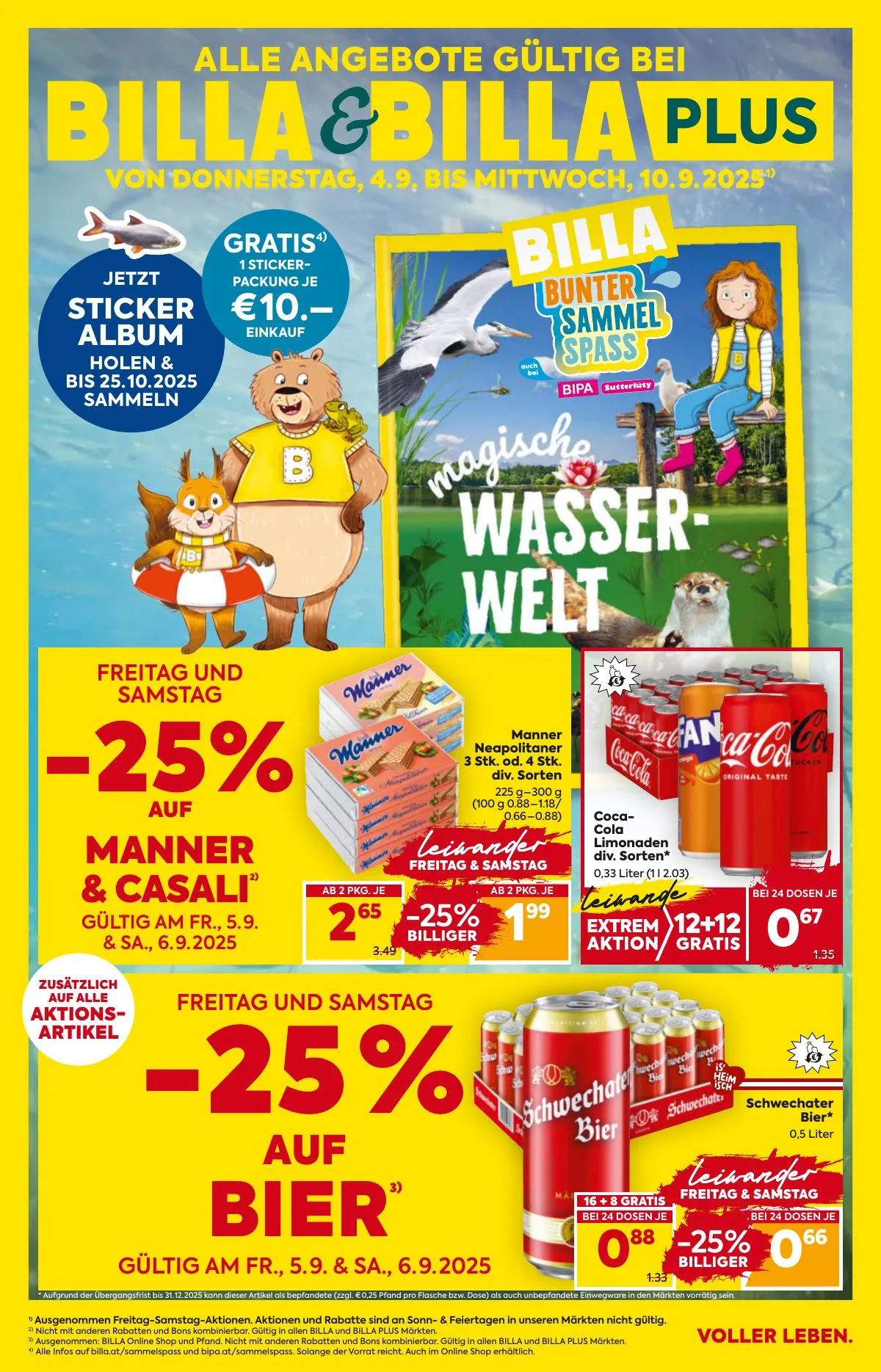 Billa akciós újság And Billa Plus 09.04–09.10
