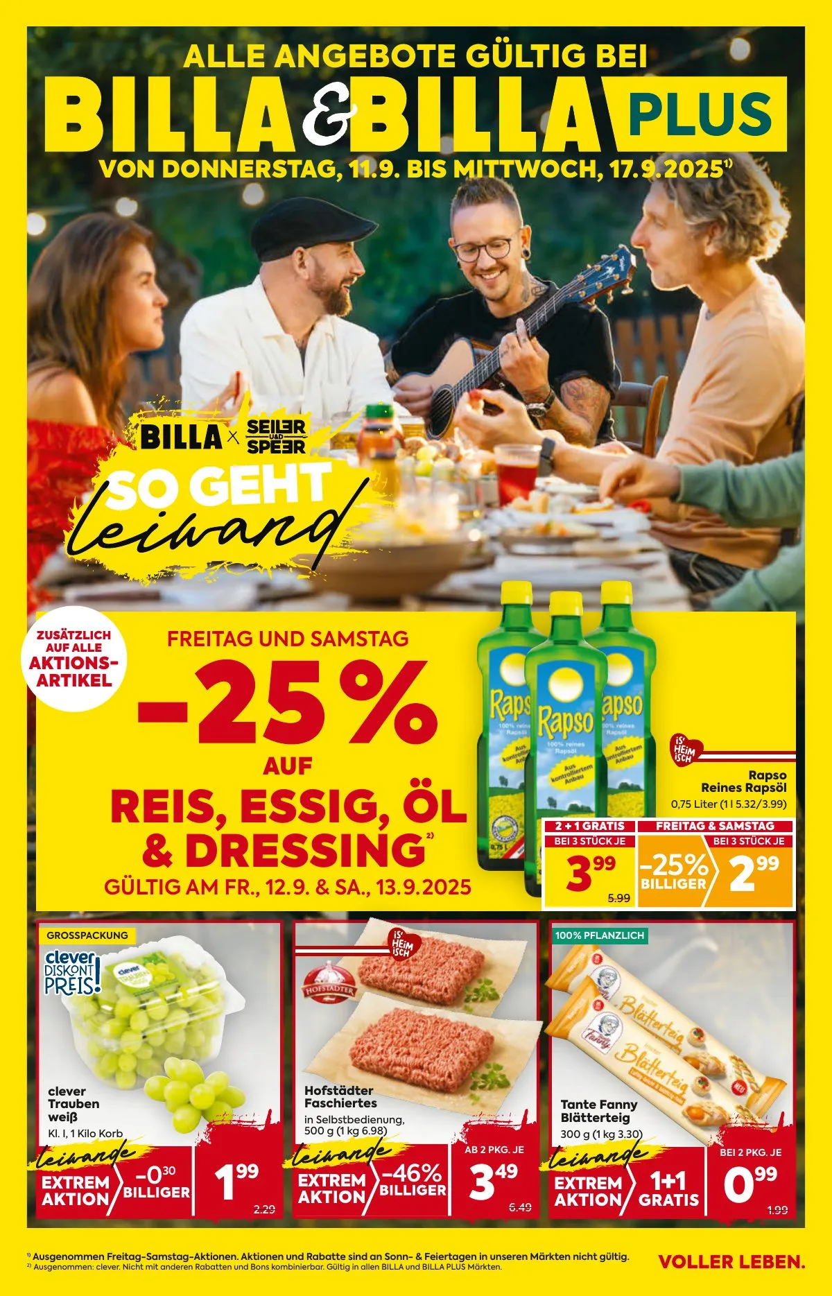Billa akciós újság And Billa Plus 09.11–09.17