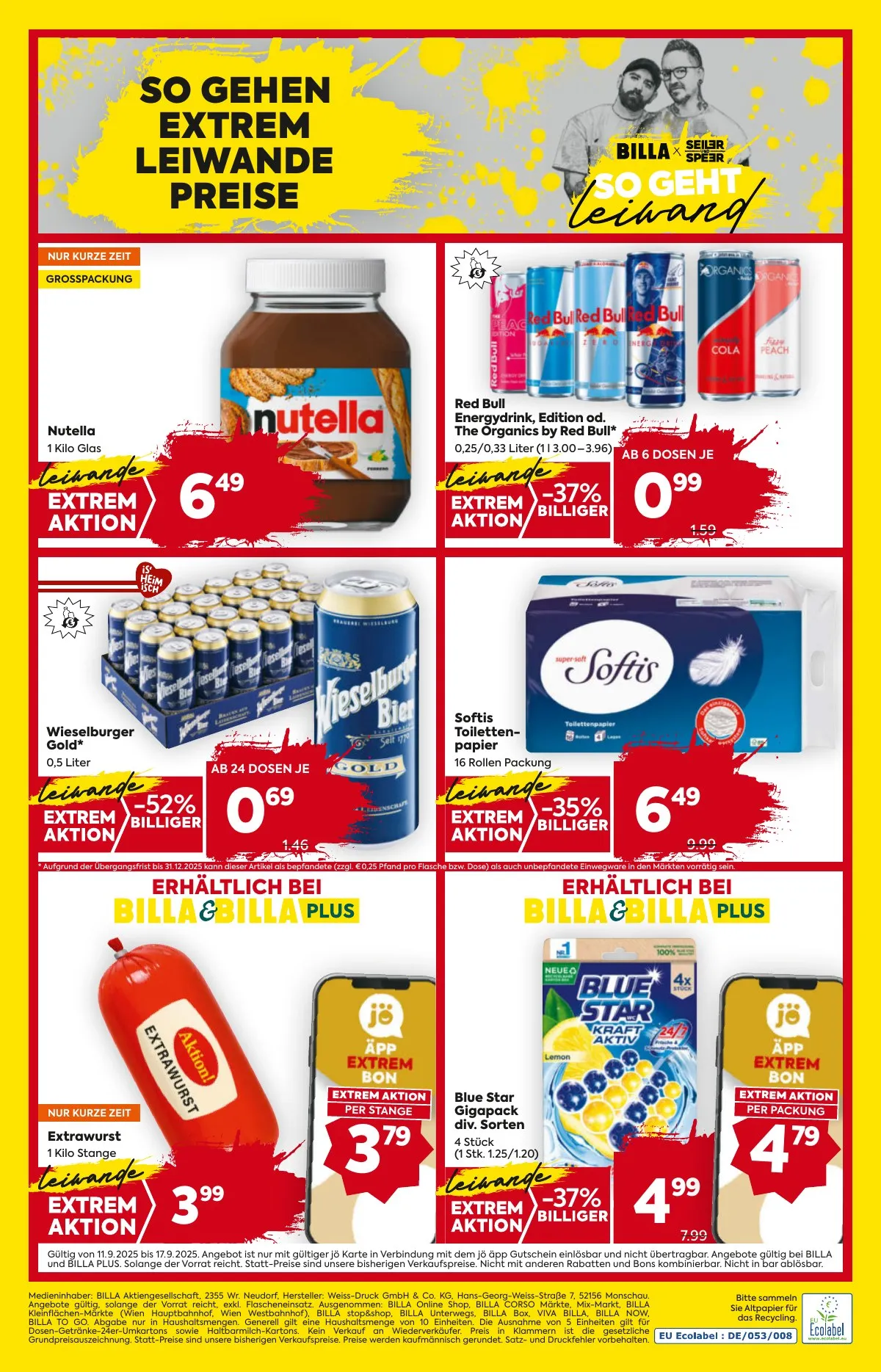 Billa akciós újság And Billa Plus 09.11–09.17 – 16. oldal