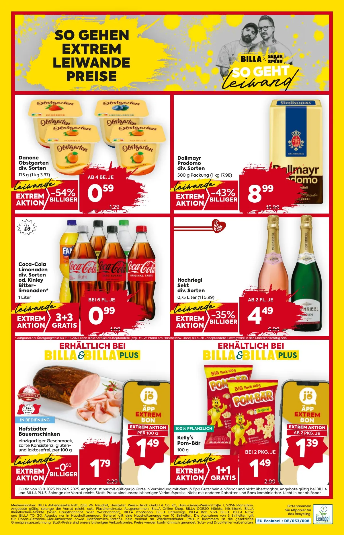 Billa akciós újság And Billa Plus 09.18–09.24 – 20. oldal
