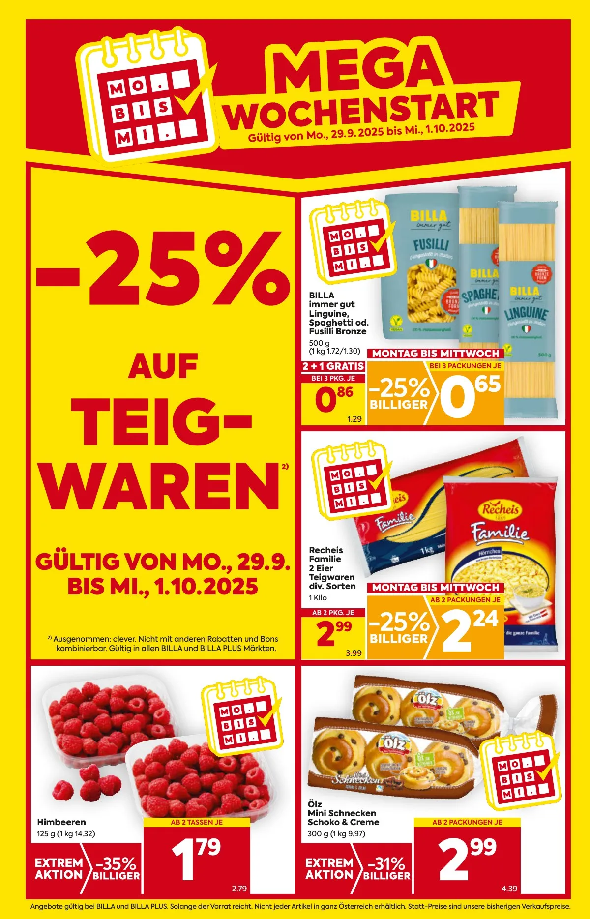 Billa akciós újság And Billa Plus 09.25–10.01 – 3. oldal