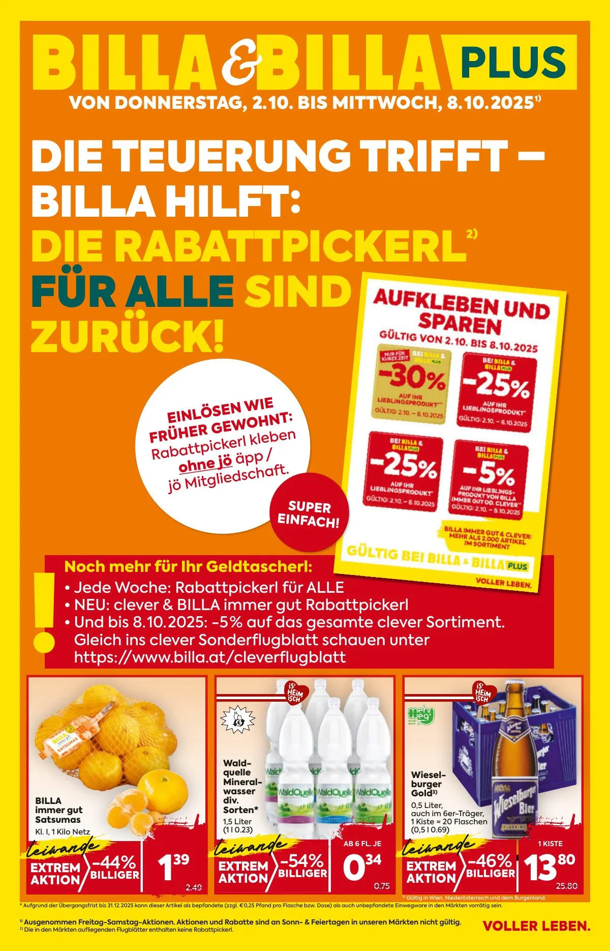 Billa akciós újság And Billa Plus 10.02–10.08