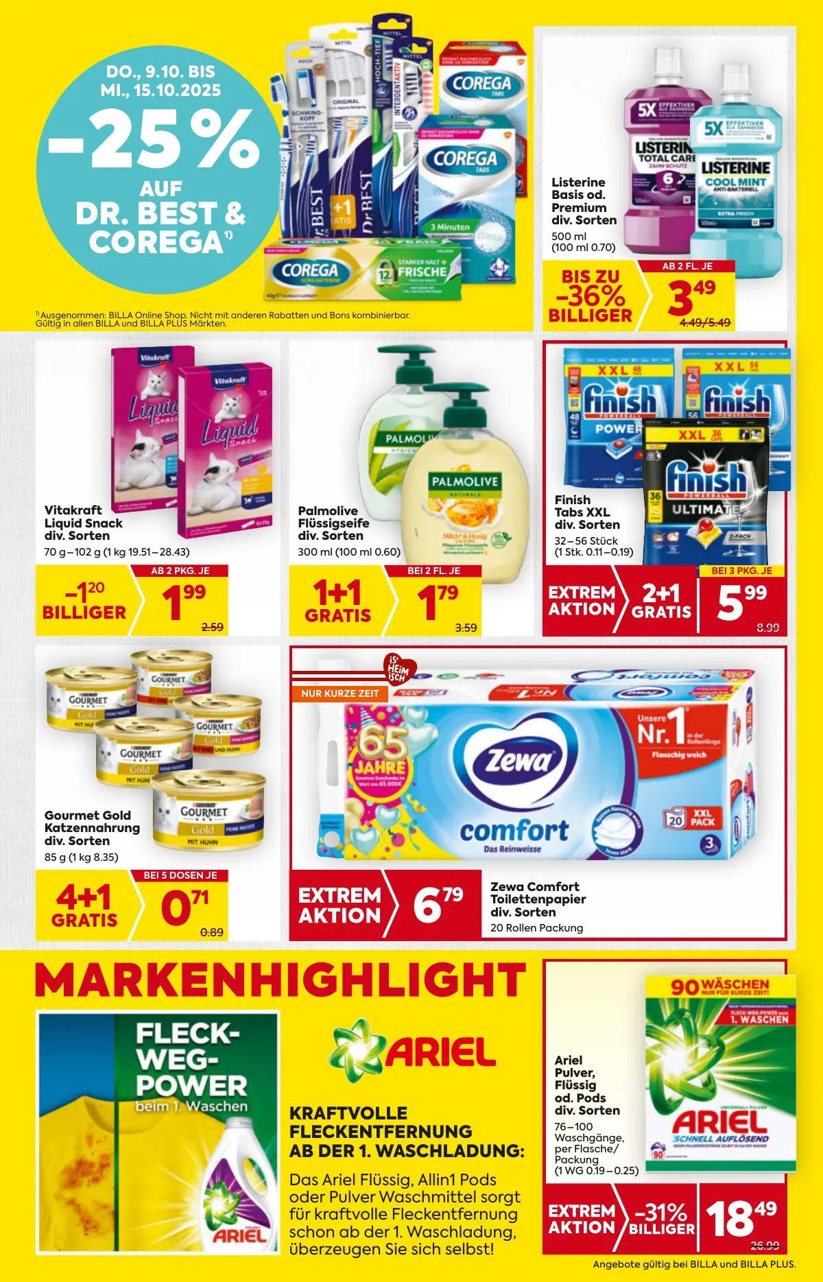 Billa akciós újság And Billa Plus 10.09–10.15 – 19. oldal