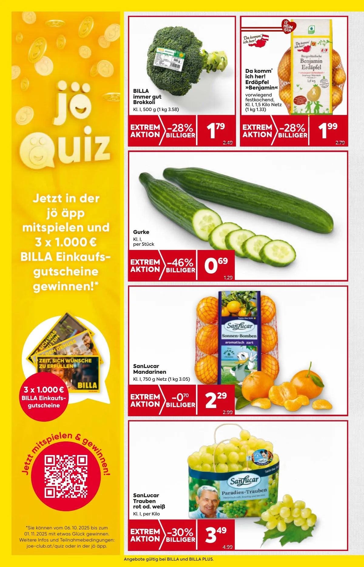 Billa akciós újság And Billa Plus 10.09–10.15 – 8. oldal
