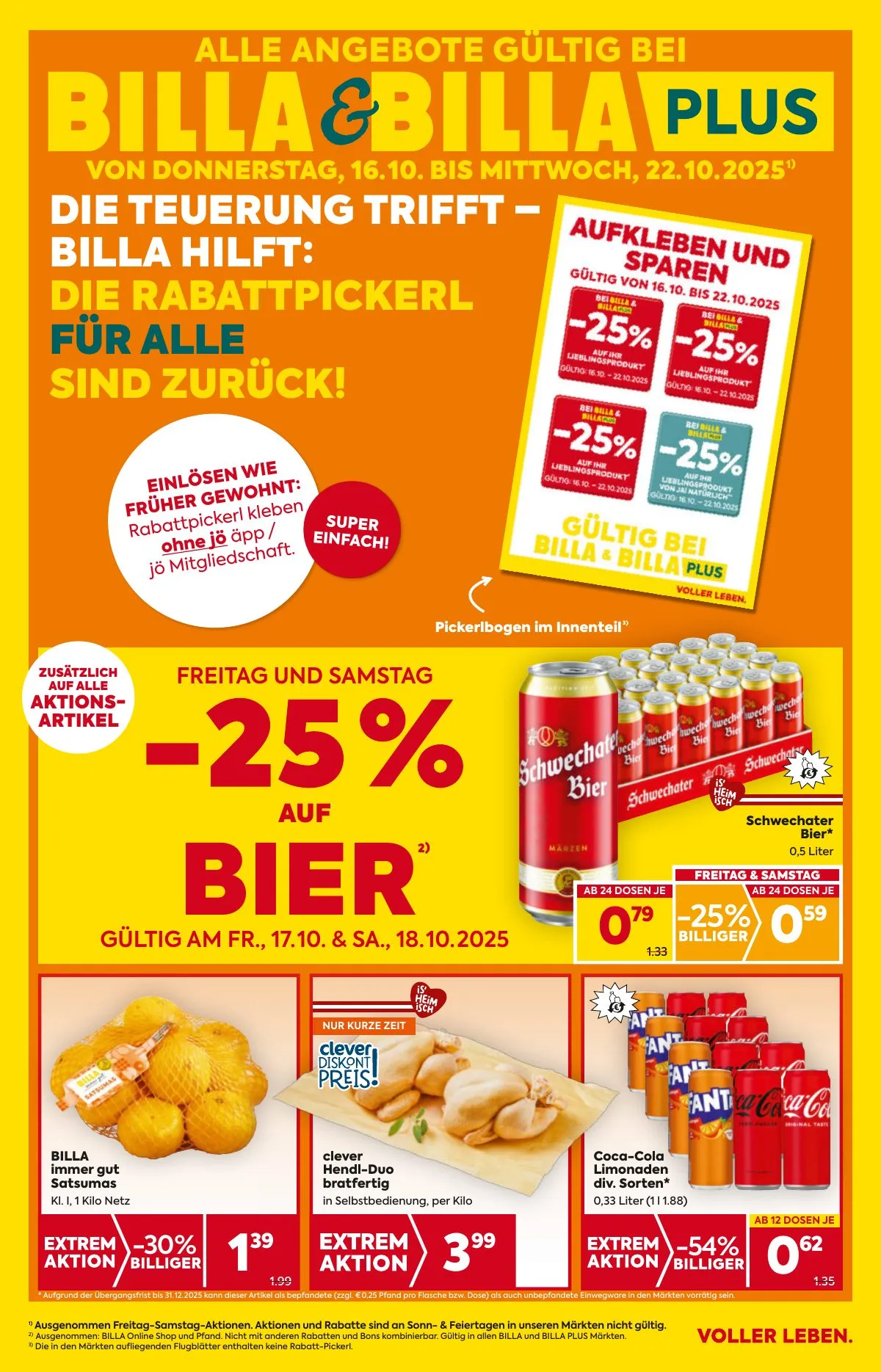 Billa akciós újság And Billa Plus 10.16–10.22