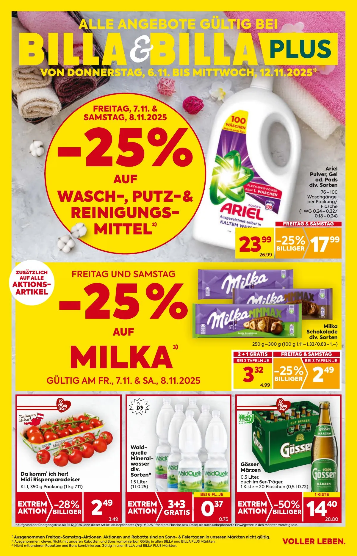 Billa akciós újság And Billa Plus 11.06–11.12