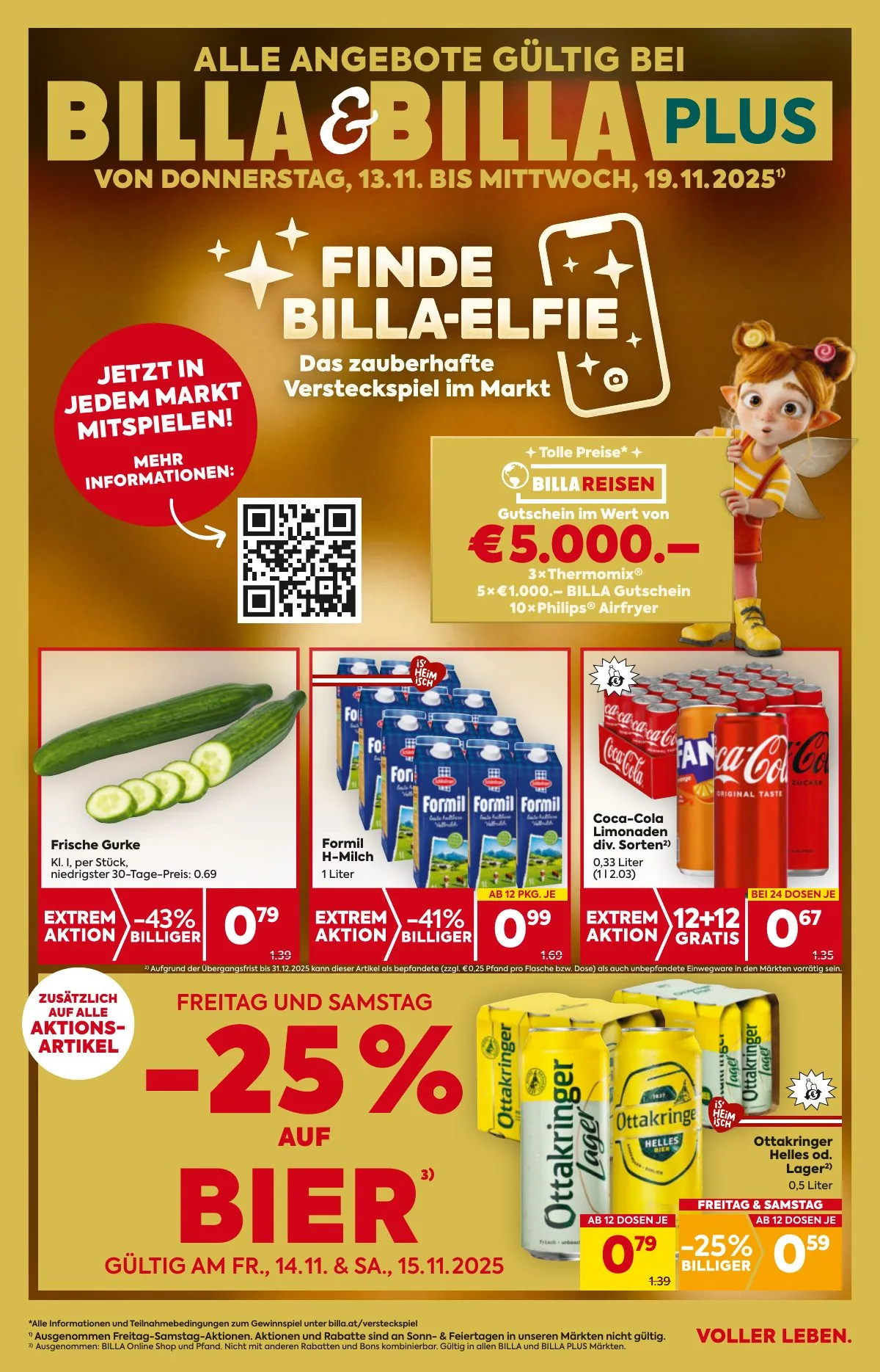 Billa akciós újság And Billa Plus 11.13–11.19